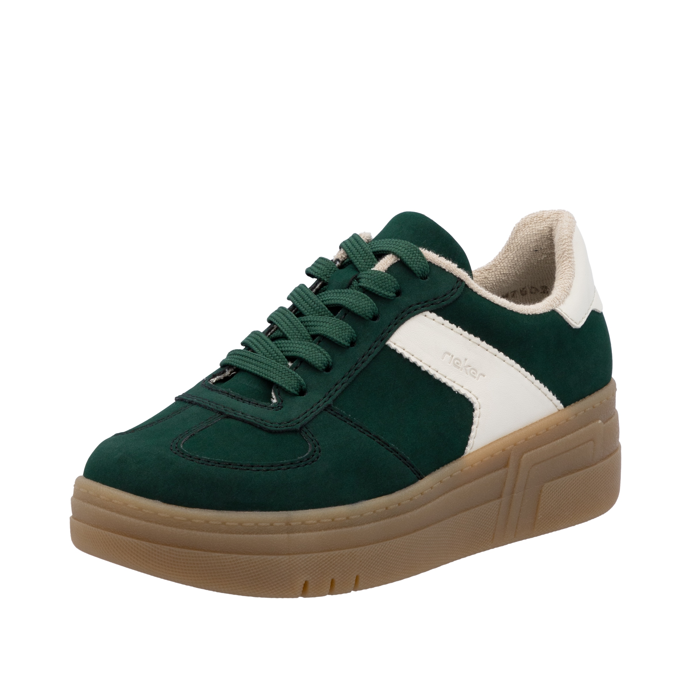 Image of Rieker Plateausneaker Retro-Sneaker, Basket-Sneaker, Schnürer mit softem Schaftrand