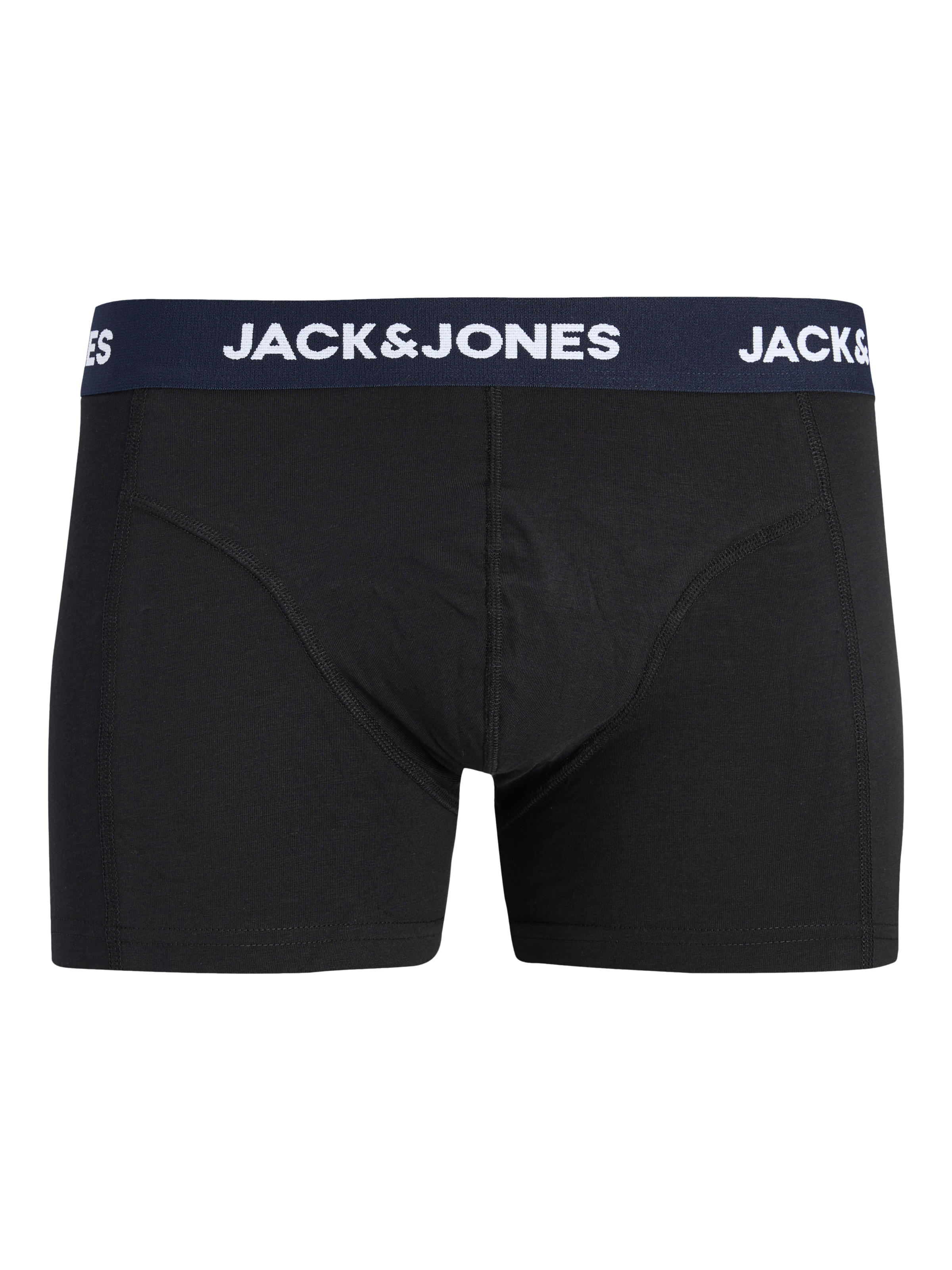 Jack & Jones Tronc »JACLAMP SOLID TRUNKS 3 PACK« Paquet, 3 cuis mélange de coton, ceinture élastique