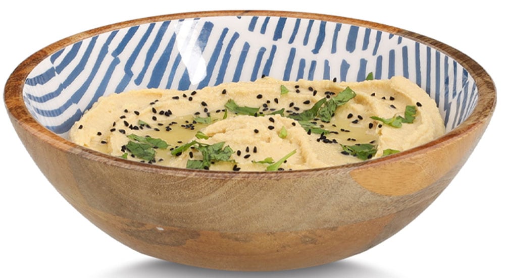 Zeller Present Schale »Mangoholz, mit Streifendekor« aus Massivholz hochwertiges natürliches Material