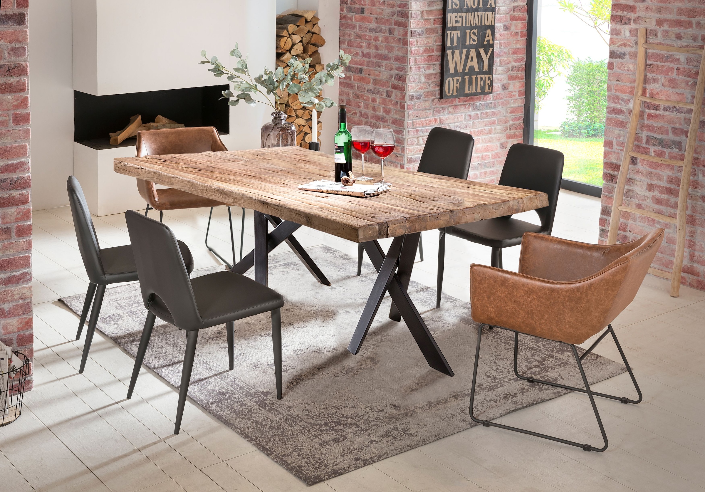 SIT Tischplatte 1 Stk. tlg. aus recyceltem Teakholz