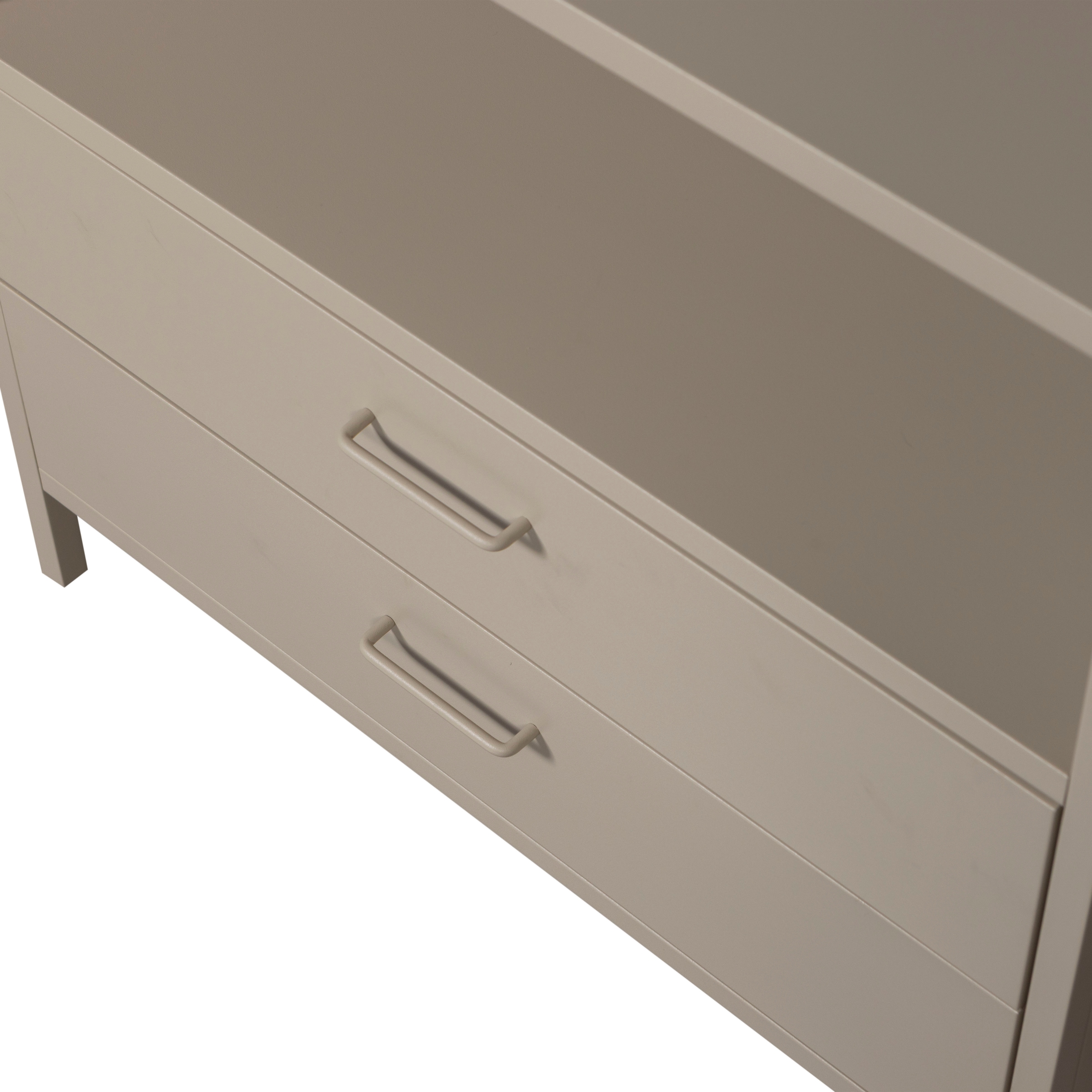 WOOOD Kompaktgarderobe »Ferris mit offenem Kleiderbereich und 2 Schubladen« Tragkraft je Schublade 14 kg, schmale Ausführung