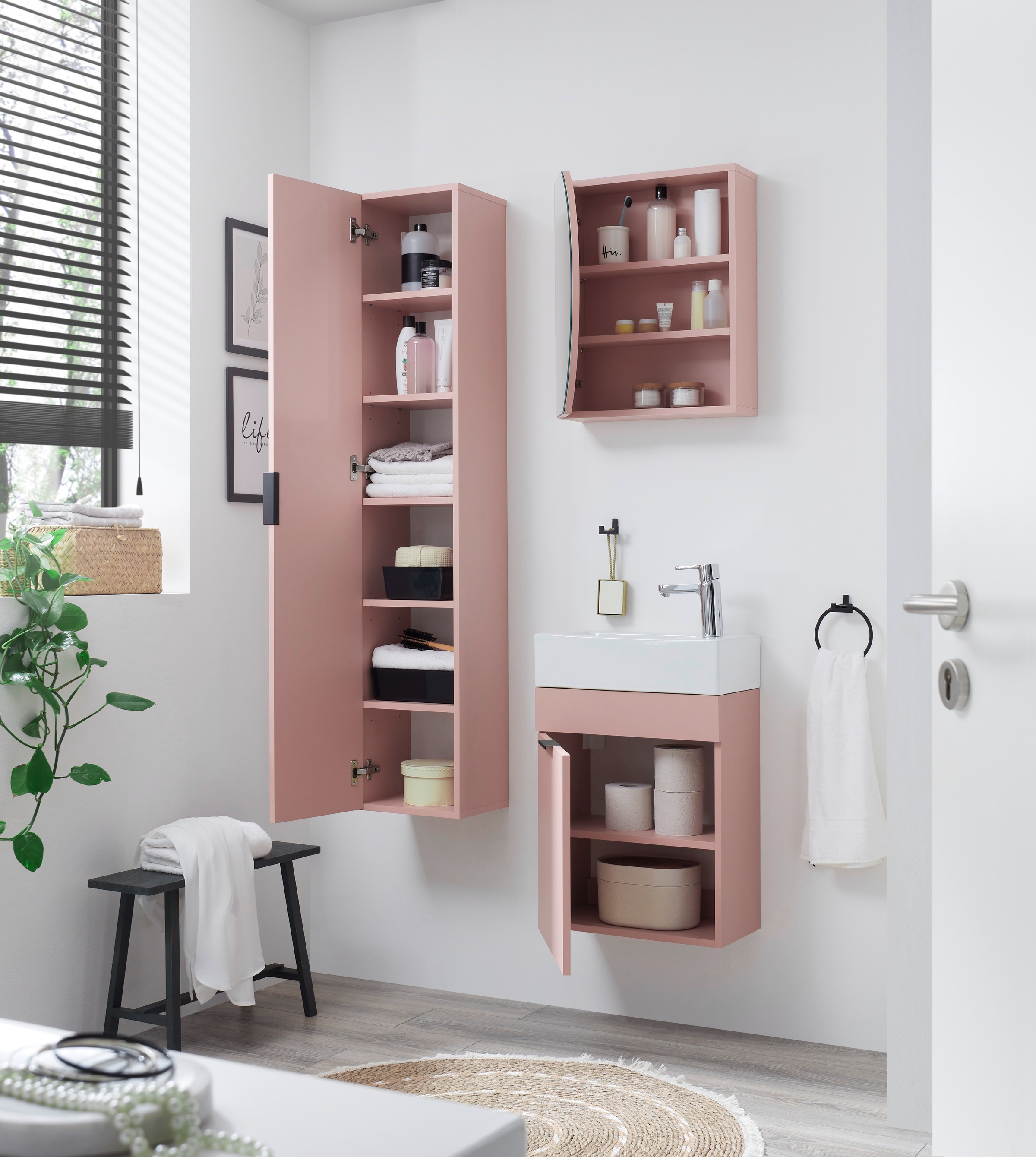 BASIC by Balculina Armoire haute »Nancy BxHxT 30x150x25 cm« 1 cuis tlg. largeur 30 cm, suspendu