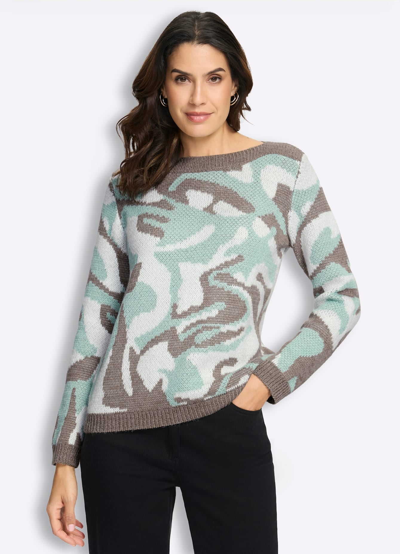 Inspirationen Jacquardpullover "Jacquard-Pullover"