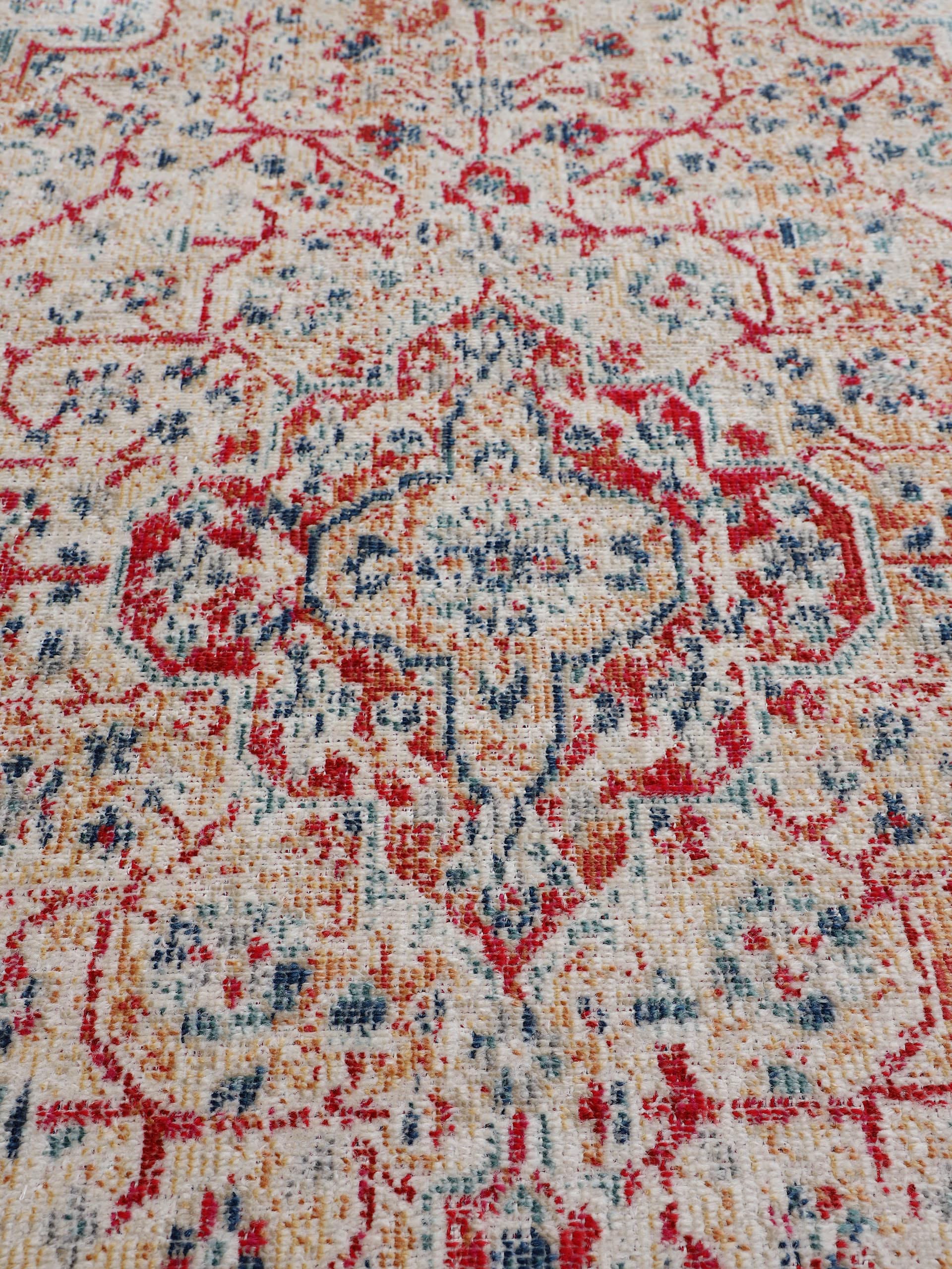 carpetfine Teppich »Noah_2« rechteckig 3 mm Höhe Orient Vintage Look, Wohnzimmer