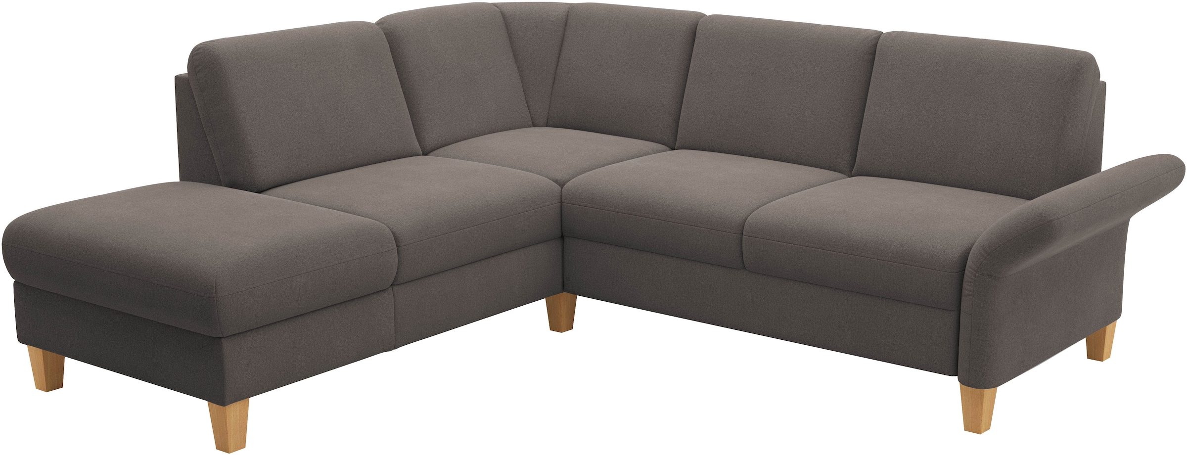 Home affaire Ecksofa »Rochelle, L-Form«, wahlweise mit Armteilverstellung, Bettfunktion und Bettkasten