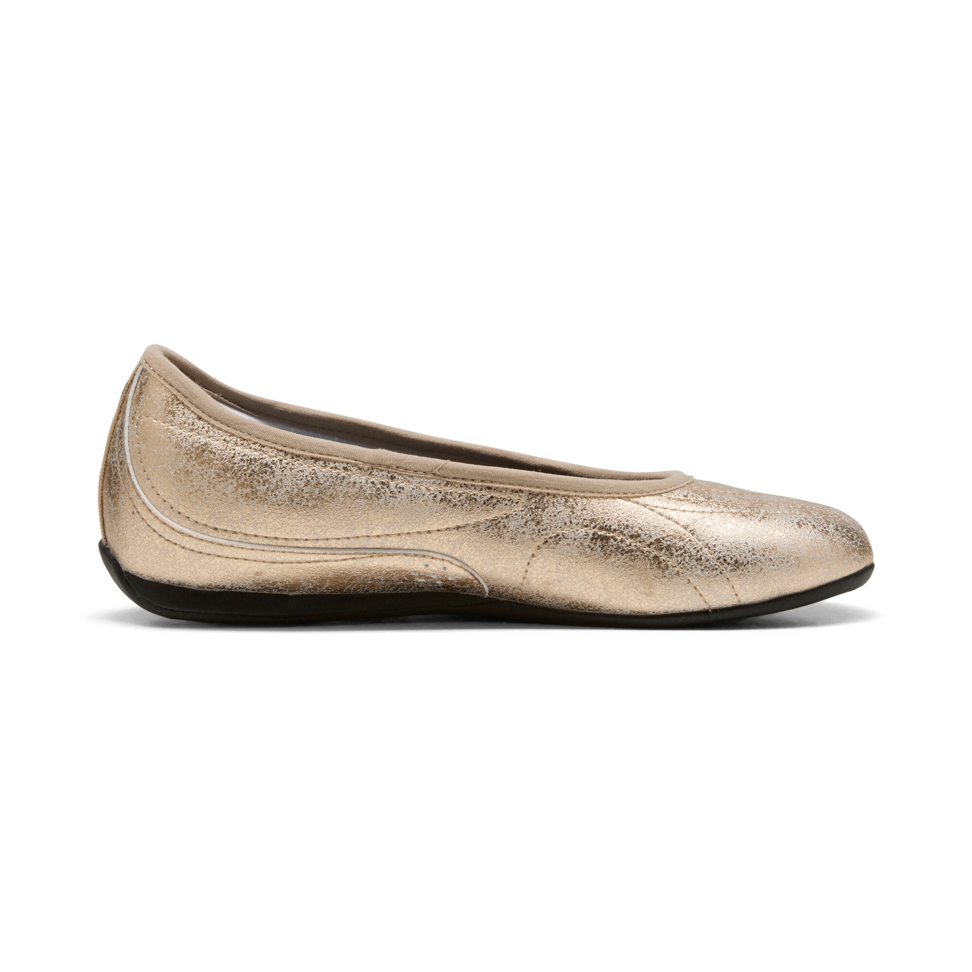 PUMA Sneakers »CATCH SOLEIL BALLERINA METALLIC WHISPER«  mit profillaufsohle aus Gummi, mit Textilmix und Textilfutter