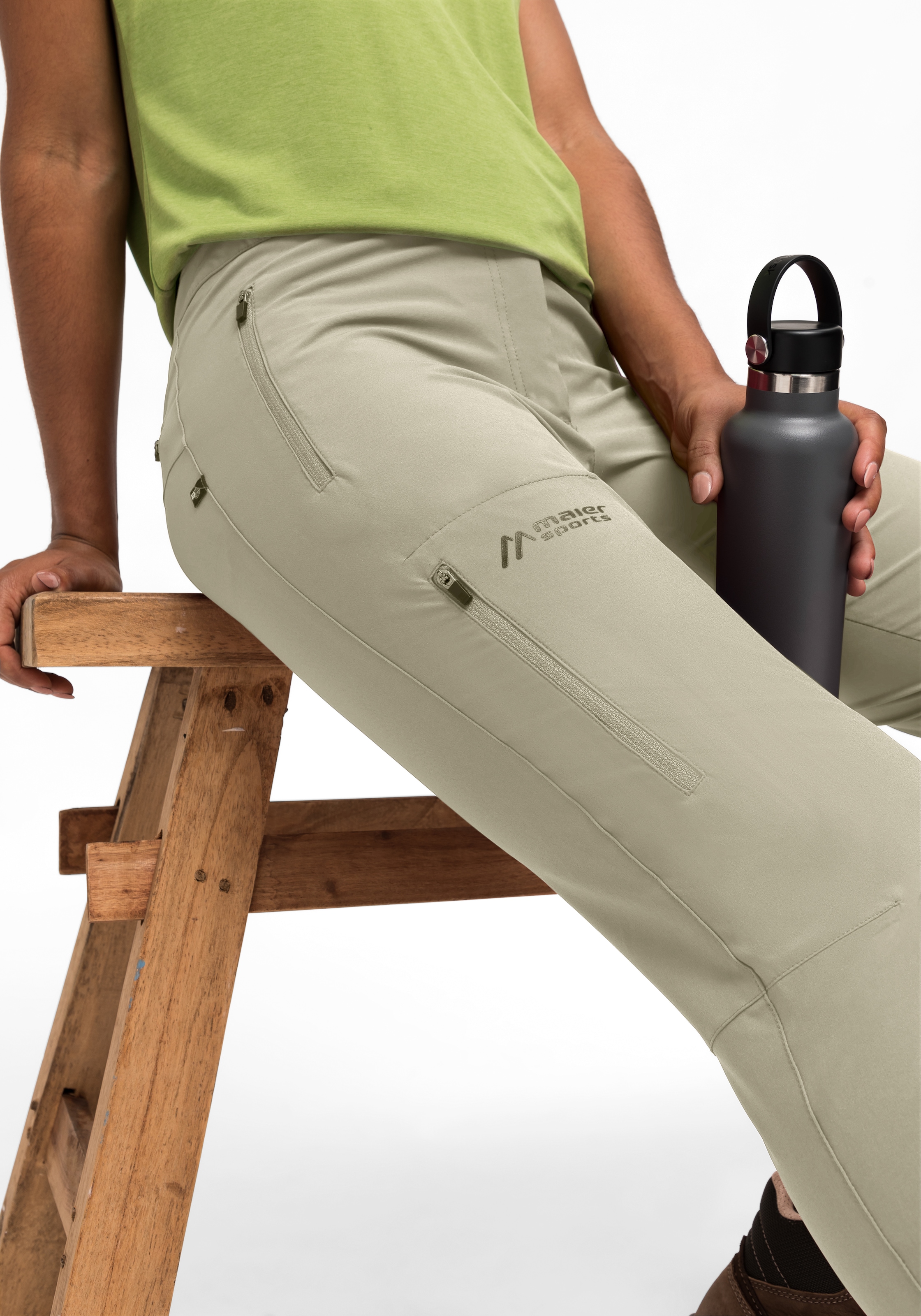 Maier Sports Outdoorhose »Latit slim W«, Damen Wanderhose, lange Outdoor-Hose, Trekkinghose slim