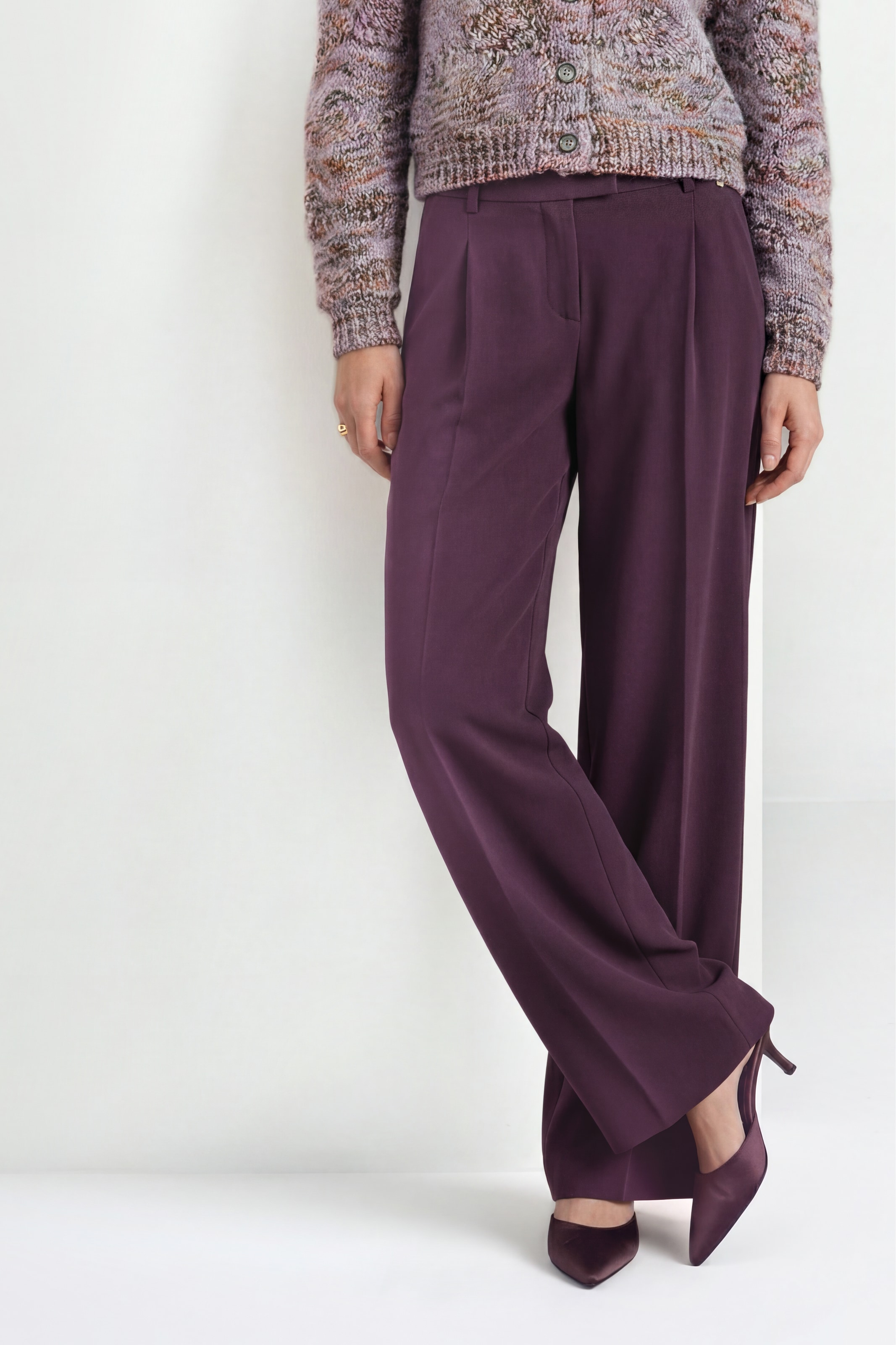 Image of RICHROYAL Bundfaltenhose mit Bügelfalten, Wide Leg