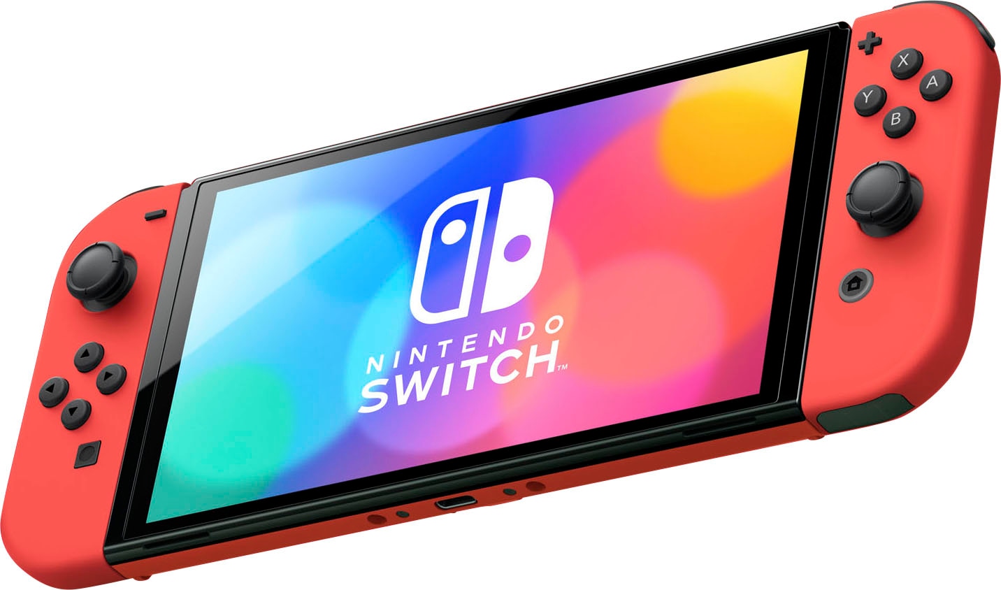 ♕ Nintendo Switch Spielekonsole versandkostenfrei Modell auf Mario-Edition« »OLED