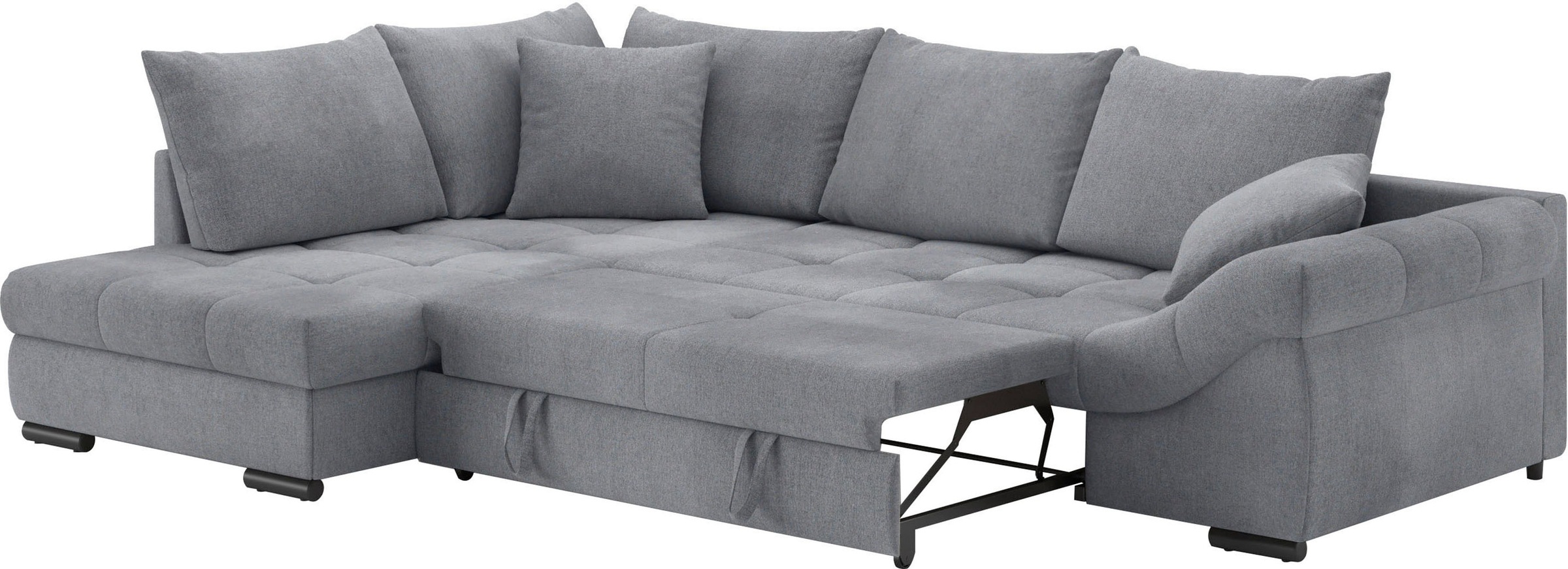 Mr. Couch Ecksofa »Allegro, L-Form«, mit Hochschläfer-Bettauszug, wahlweise mit Kaltschaum