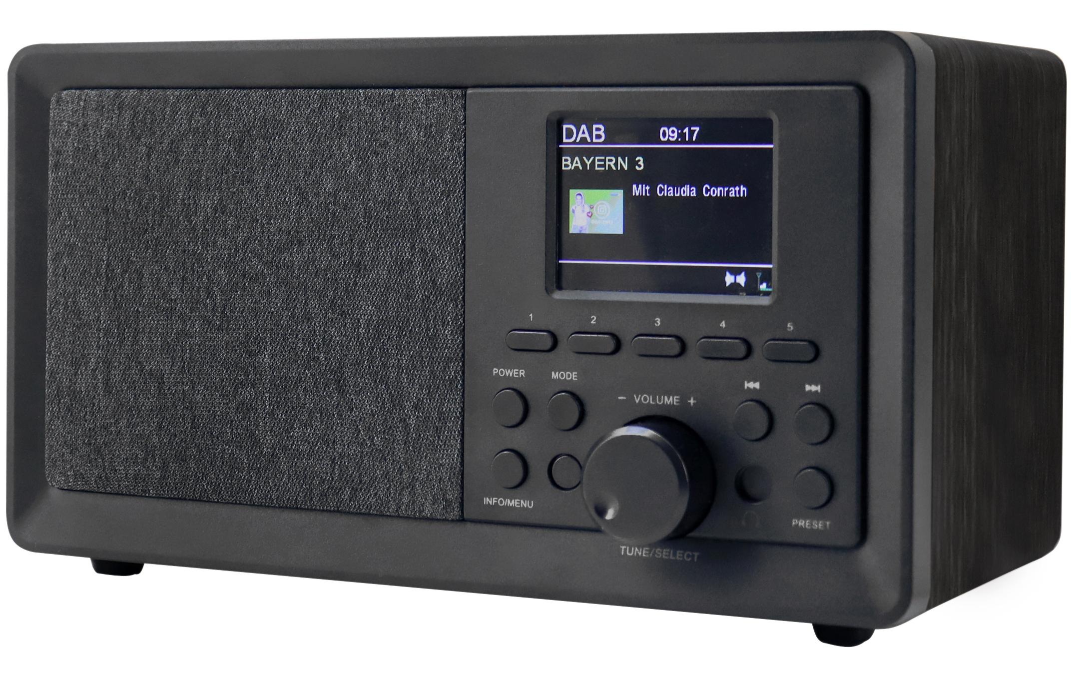 Soundmaster Digitalradio (DAB+) »DAB350SW Schwarz«, (Digitalradio (DAB+)-FM-Tuner)