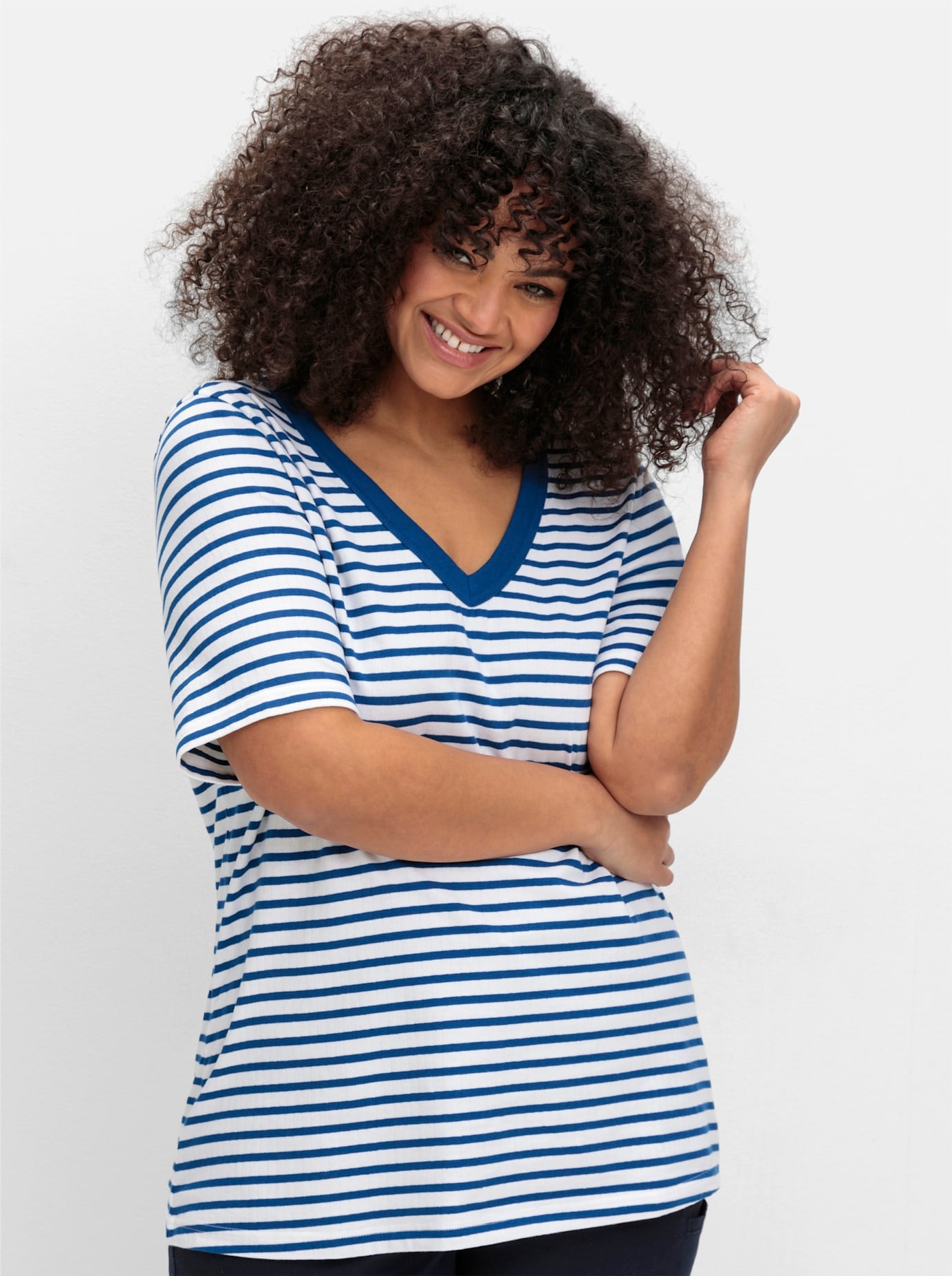 Sheego T-Shirt »T-Shirt«, (1 tlg.)