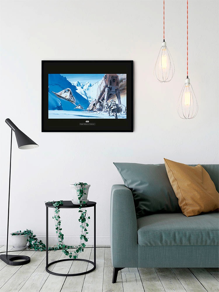 Komar Bild »Star Wars Classic RMQ Hoth Battle Snowspeeder«, Star Wars, (1 St.), Wandbild zur Dekoration im Kinderzimmer - ohne Rahmen
