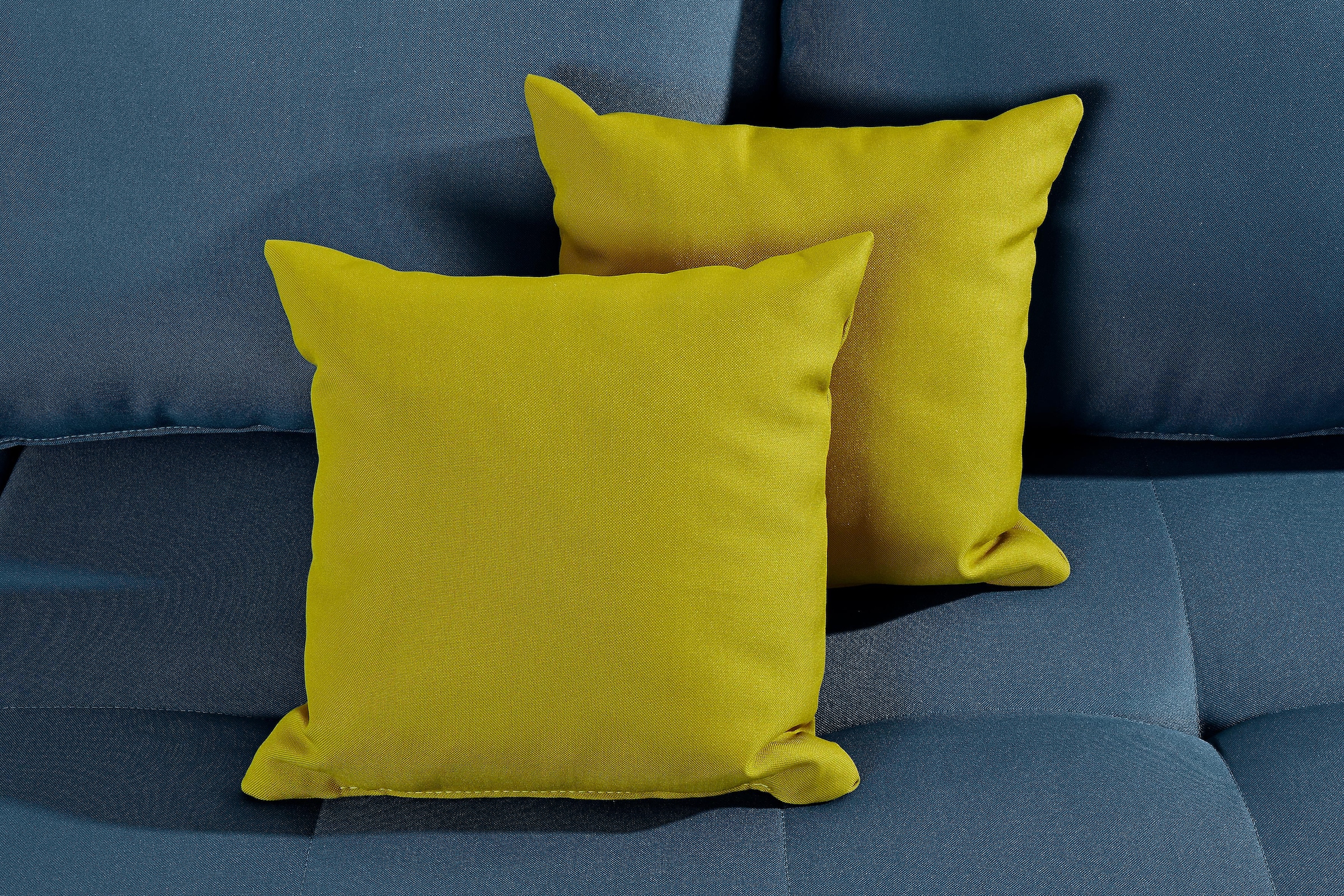 COLLECTION AB Wohnlandschaft »XL-Josy U-Form, Breite 313 cm, Flachgewebe, Struktur, Kunstleder«, inkl. Bettfunktion, Bettkasten, mit 4 gleich grossen Rückenkissen