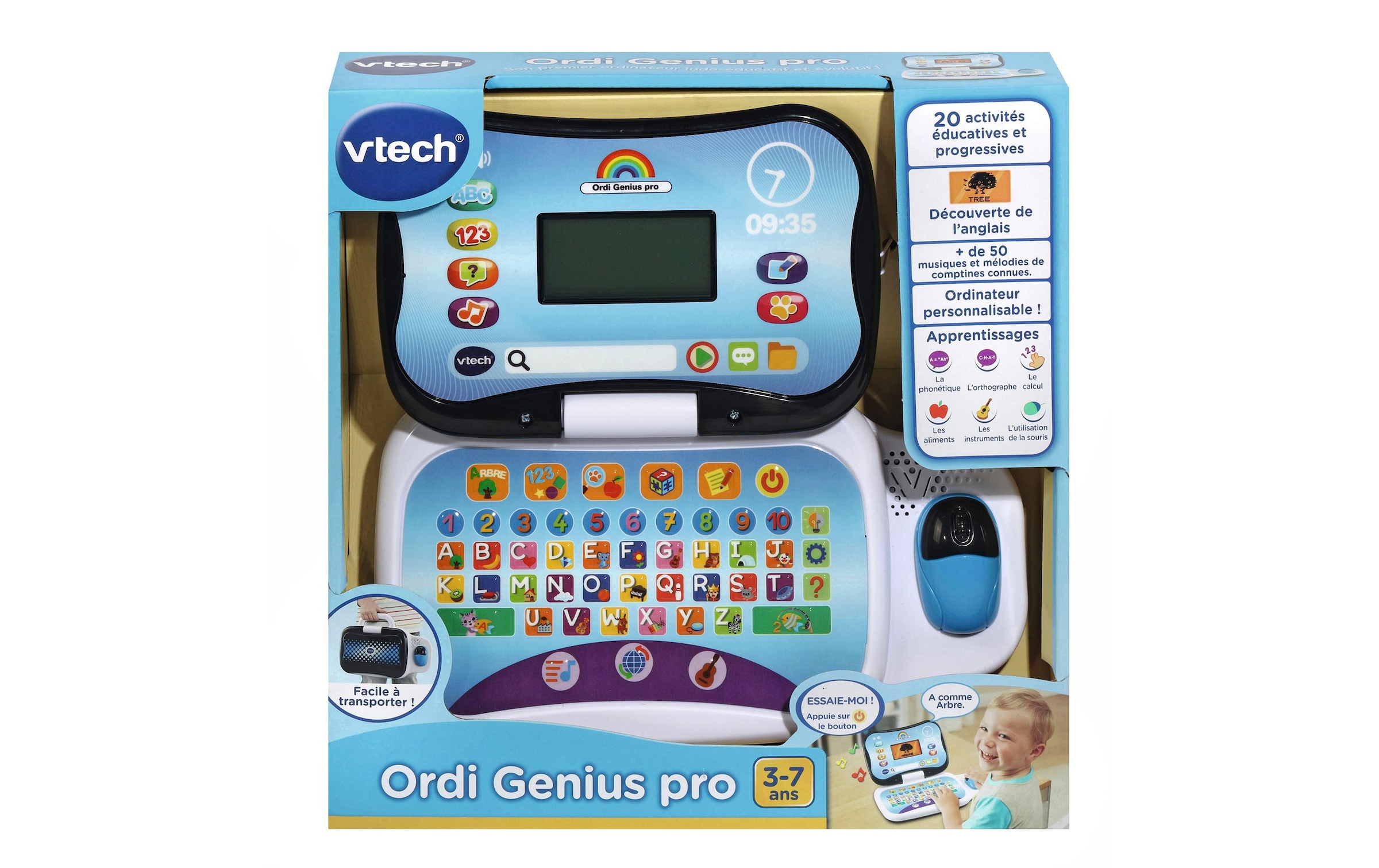 Vtech® Lernspielzeug »Ordi Genius pro noir -FR- Schwarz«