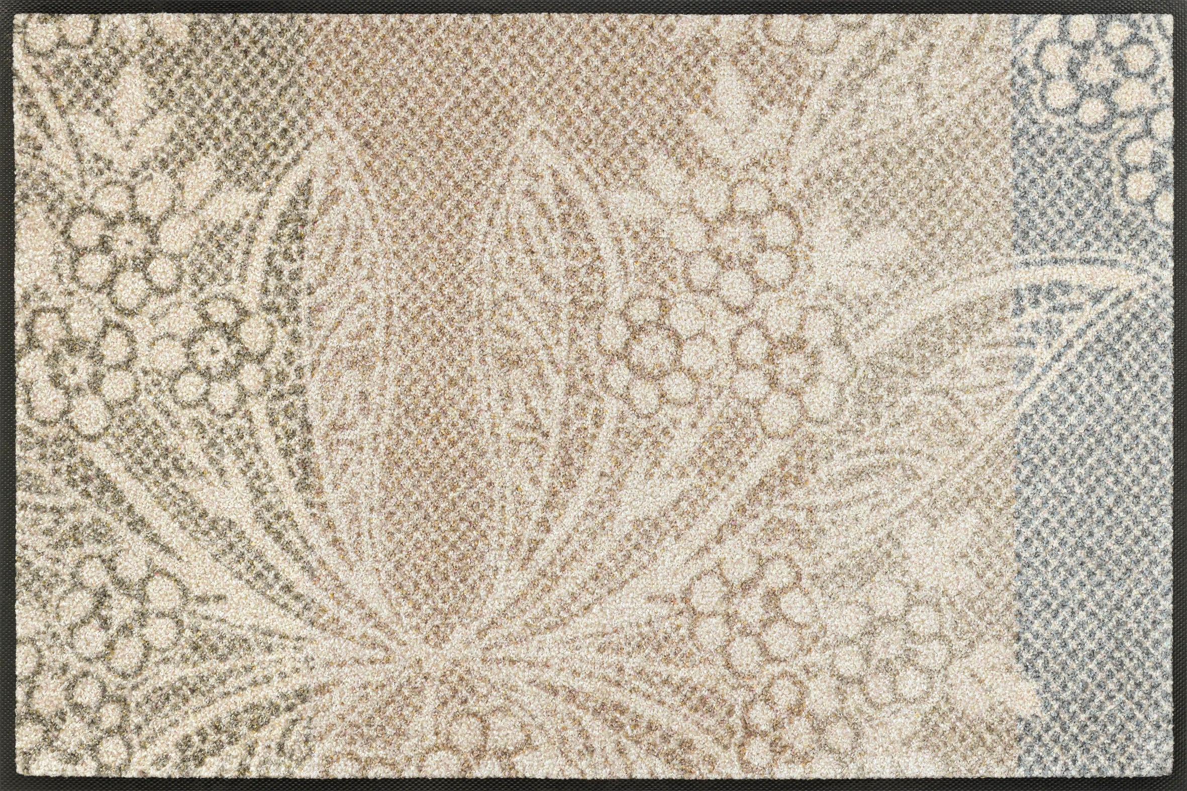 Image of wash+dry by Kleen-Tex Fussmatte "Floral Lace" rechteckig