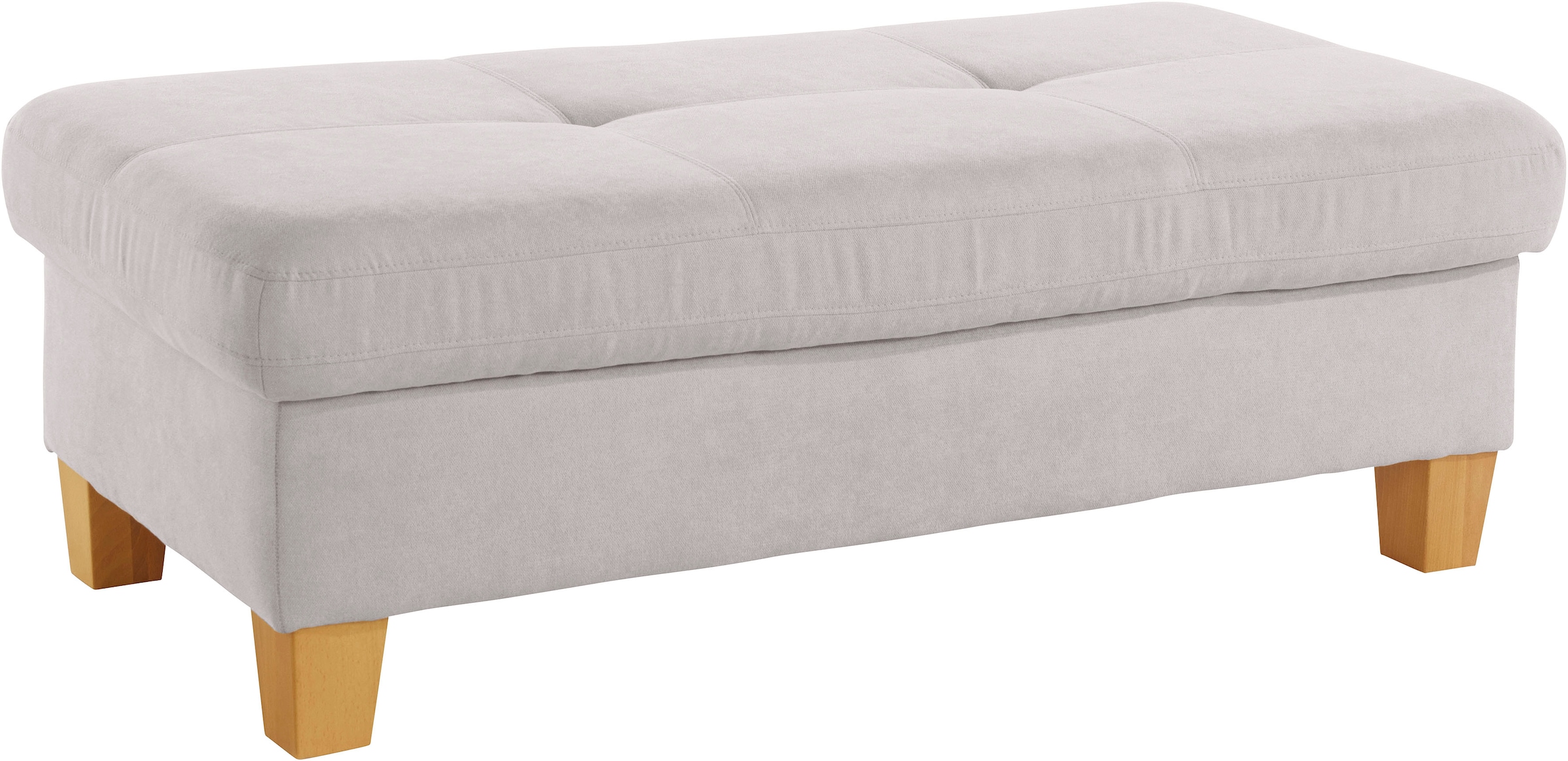 exxpo - sofa fashion Tabouret »Enya Bankhocker mit Staufach unter der Sitzfläche« schöne Detailverarbeitung