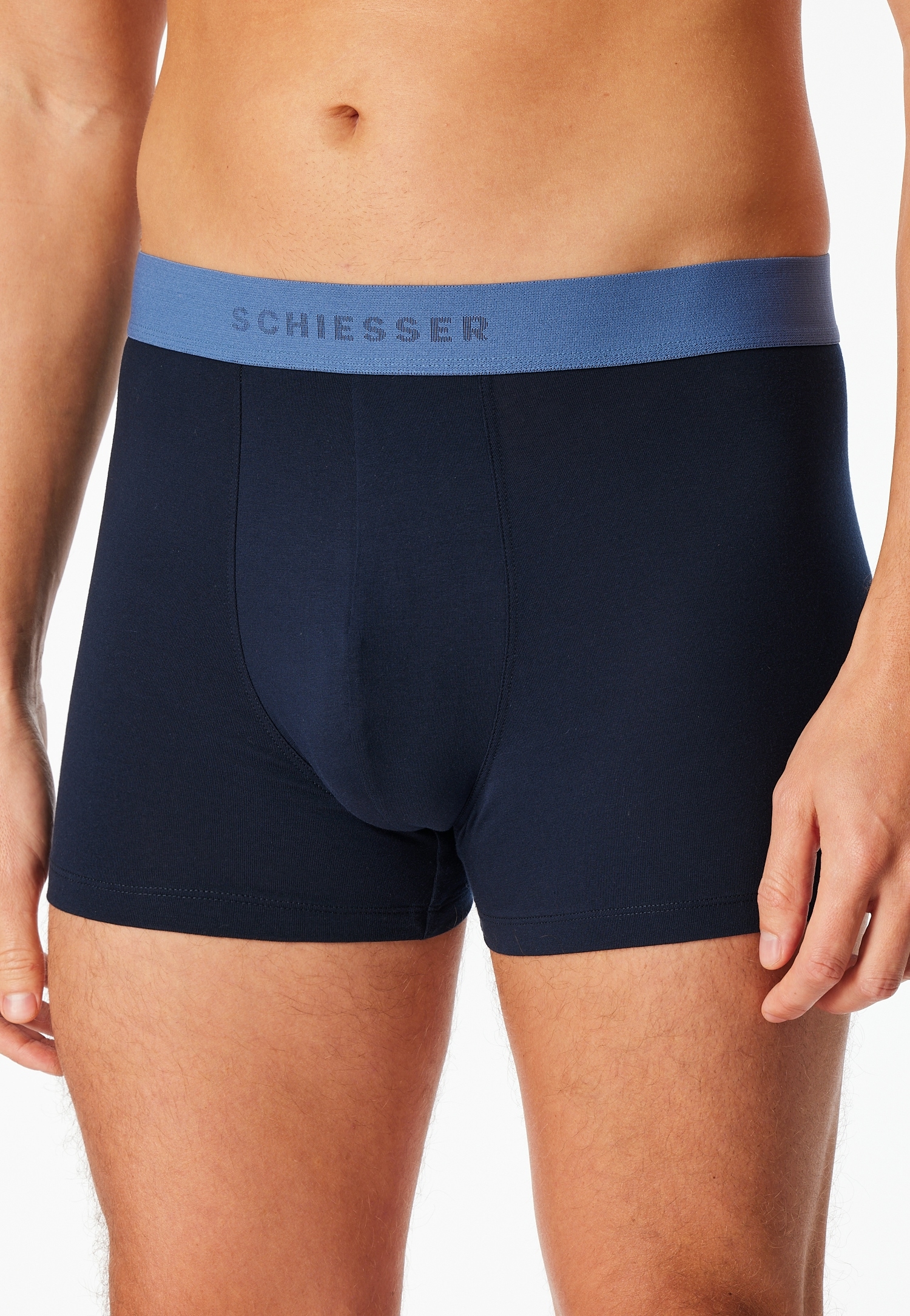 Schiesser Boxers »95/5 Multipacks« 3er Pack,  ohne Eingriff, Logobund, kurzes Bein