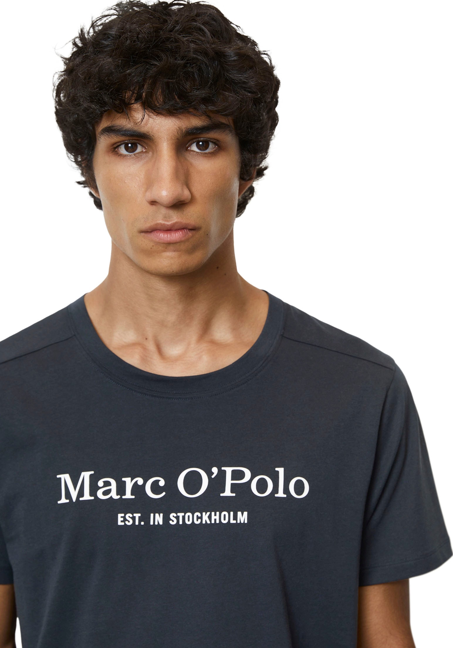 Marc O'Polo T-Shirt, mit Logo-Print vorn