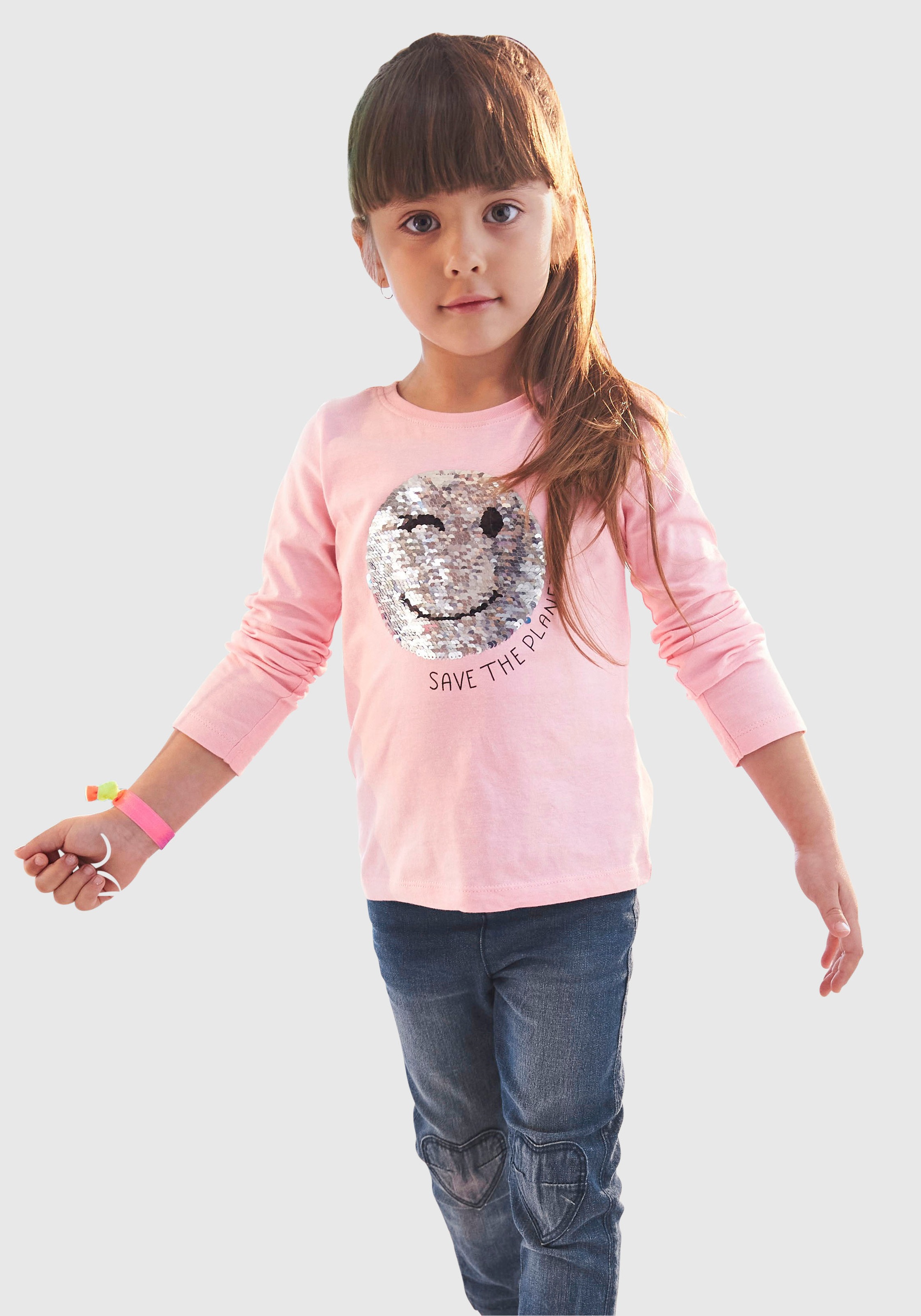 Image of KIDSWORLD Print-Shirt, mit Wendepailletten bei Ackermann Versand Schweiz