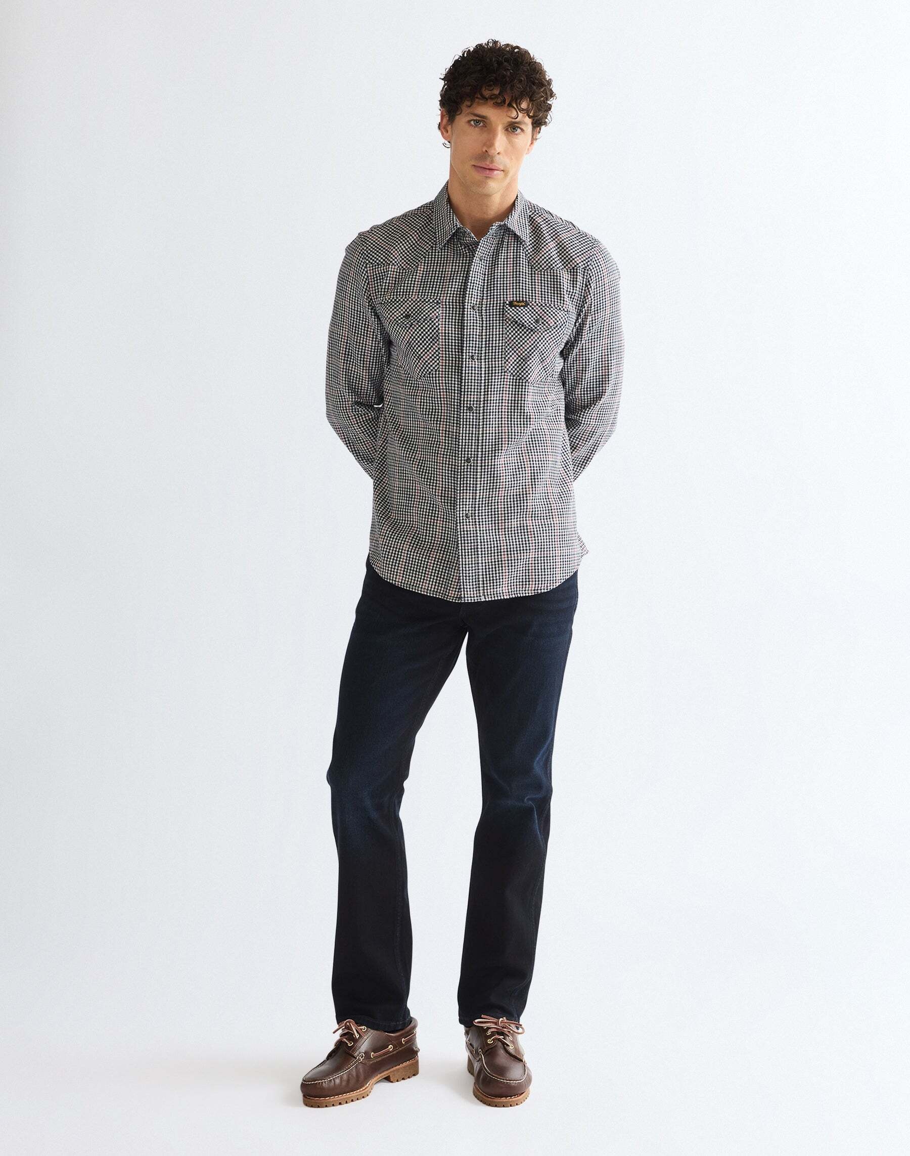 Wrangler Langarmhemd »WRANGLER Langarmhemd Western«