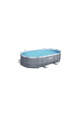 Pool »Power Steel Frame Komplett-Set 488 x 305 347 x107cm«