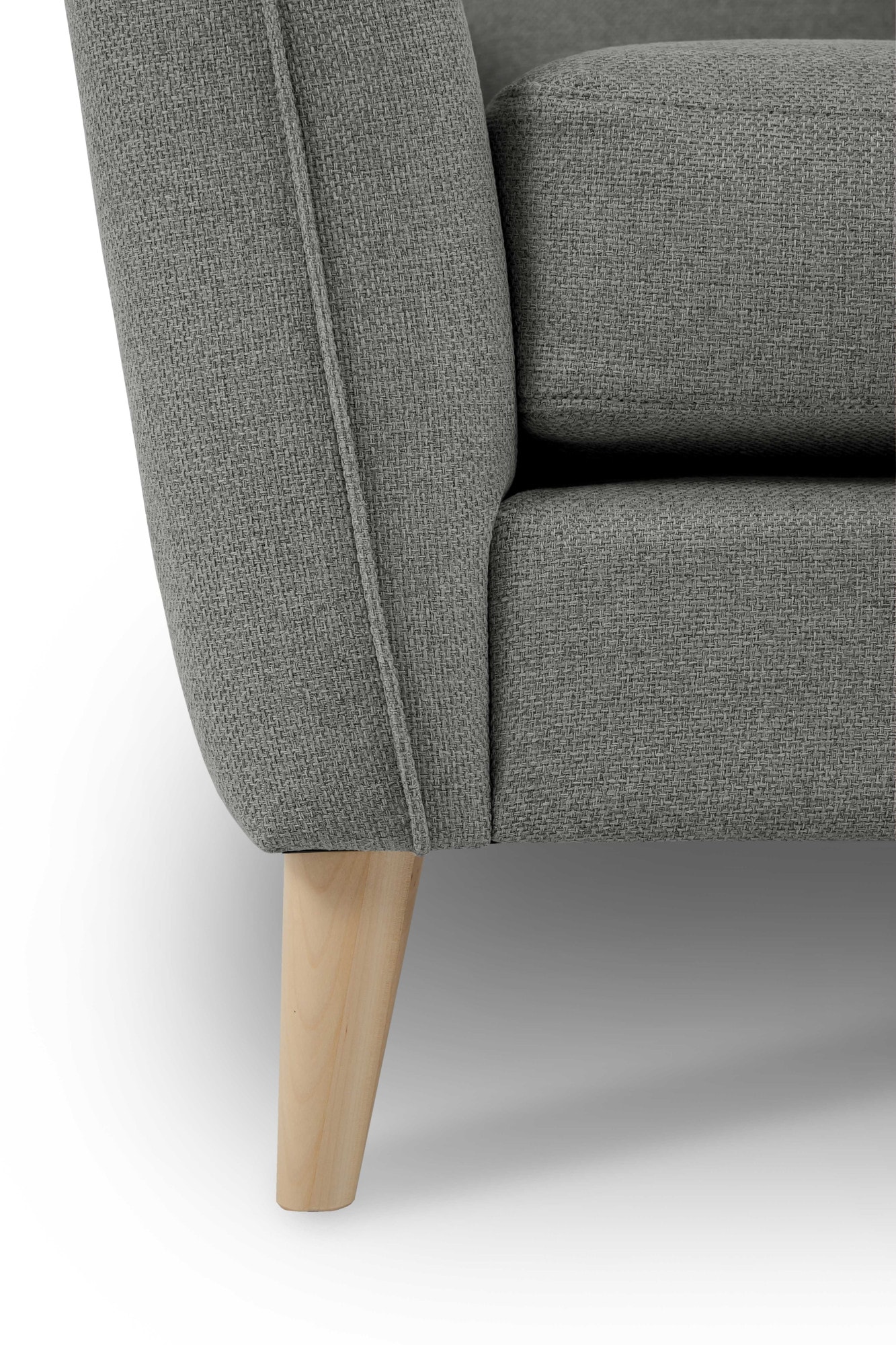 Home affaire Fauteuil »MARSEILLE« Massivholzbeine Eiche, Landhausstil, Wellenunterfederung