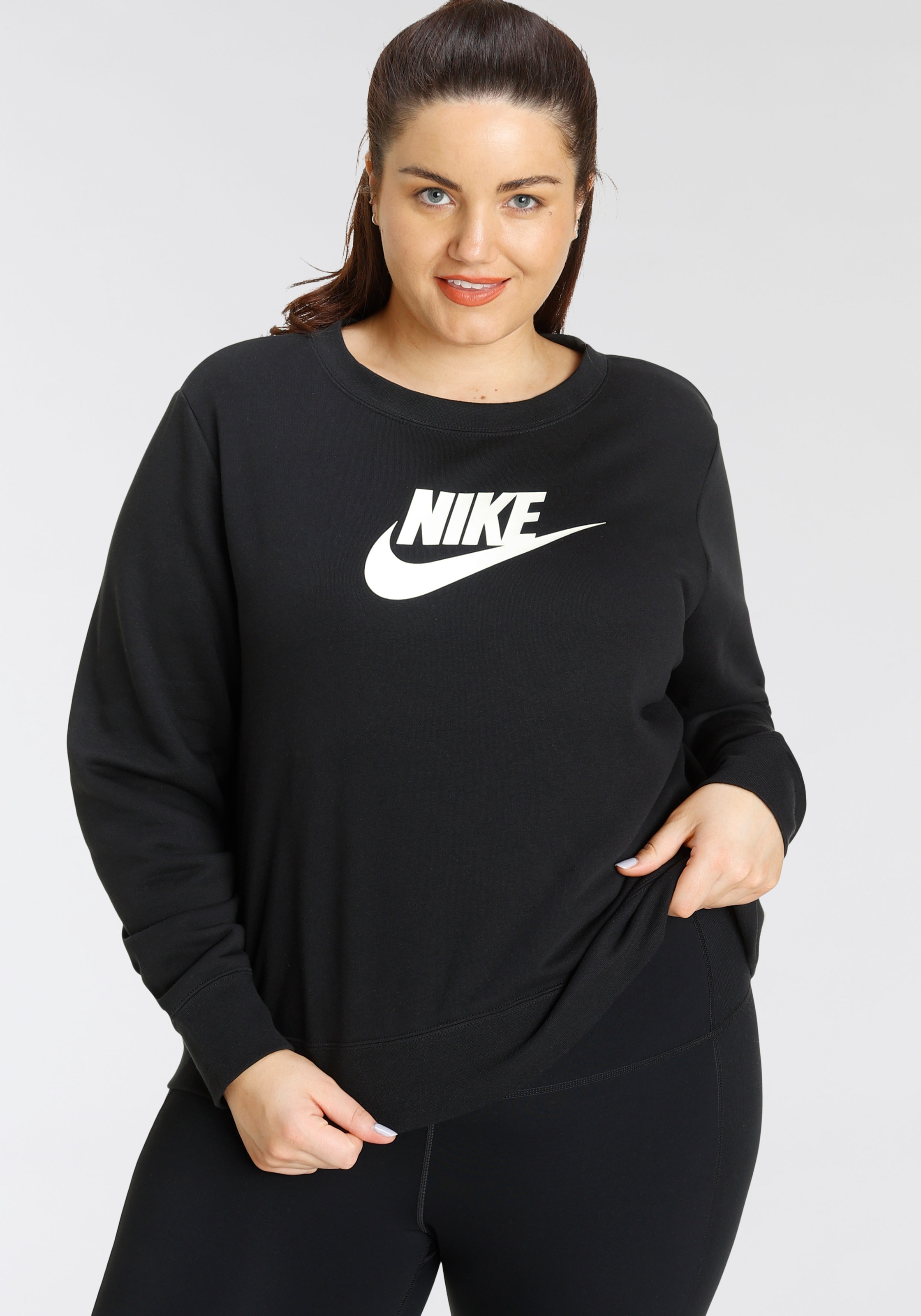 Nike Sportswear Sweatshirt »W NSW CLUB FLC GX STD CREW PL«