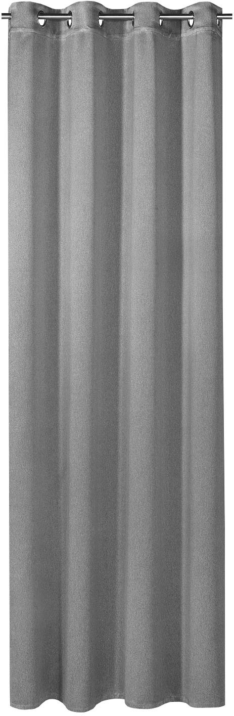 Image of Gerster Gardine "Baldo, 1 Stück, Ösen, blickdicht" Ösen 1 Stk. tlg. Ösenschal aus Dekostoff
