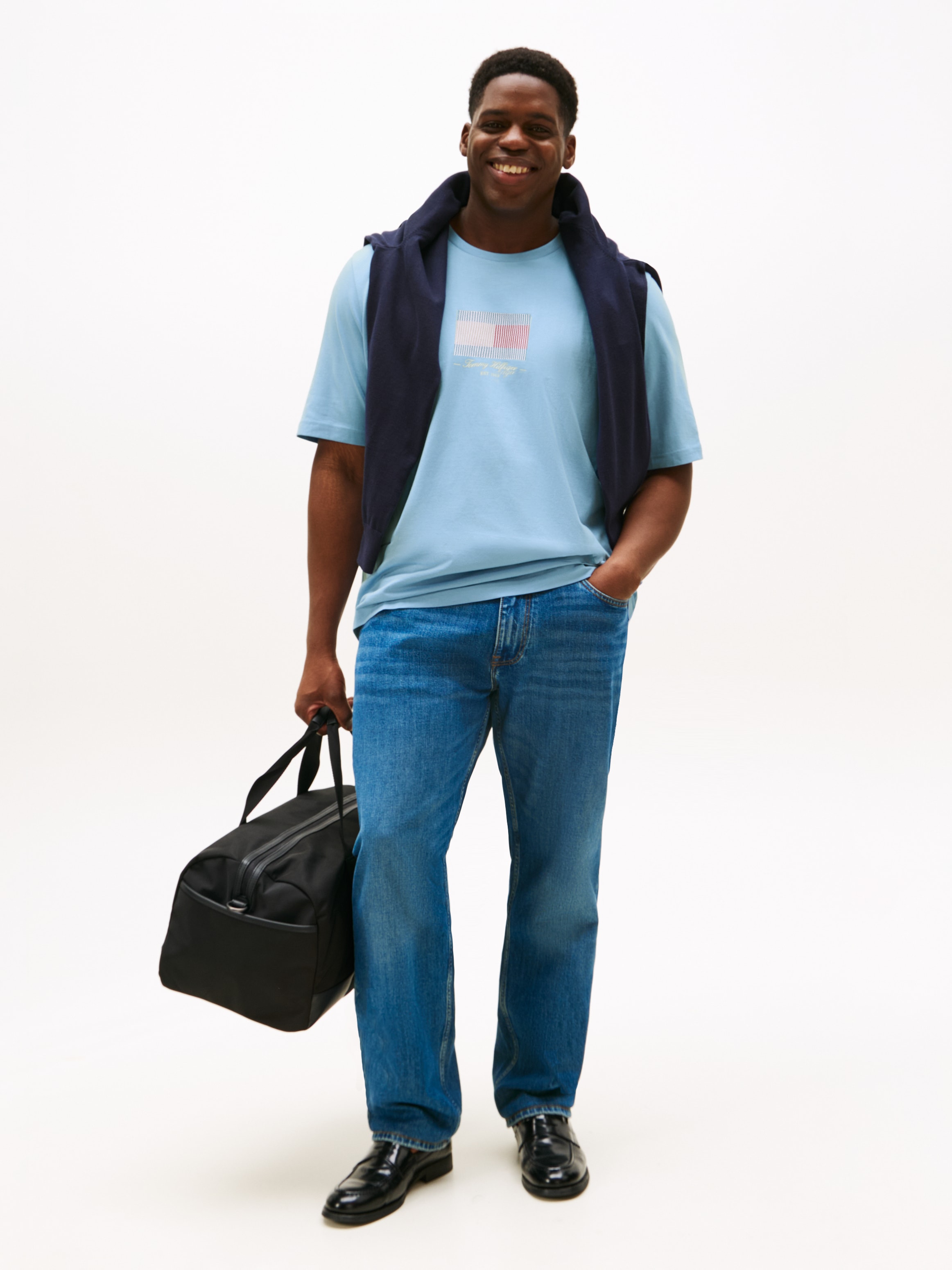 Tommy Hilfiger Big & Tall T-Shirt »BT-ITHACA FLAG TEE-B«, Grosse Grössen