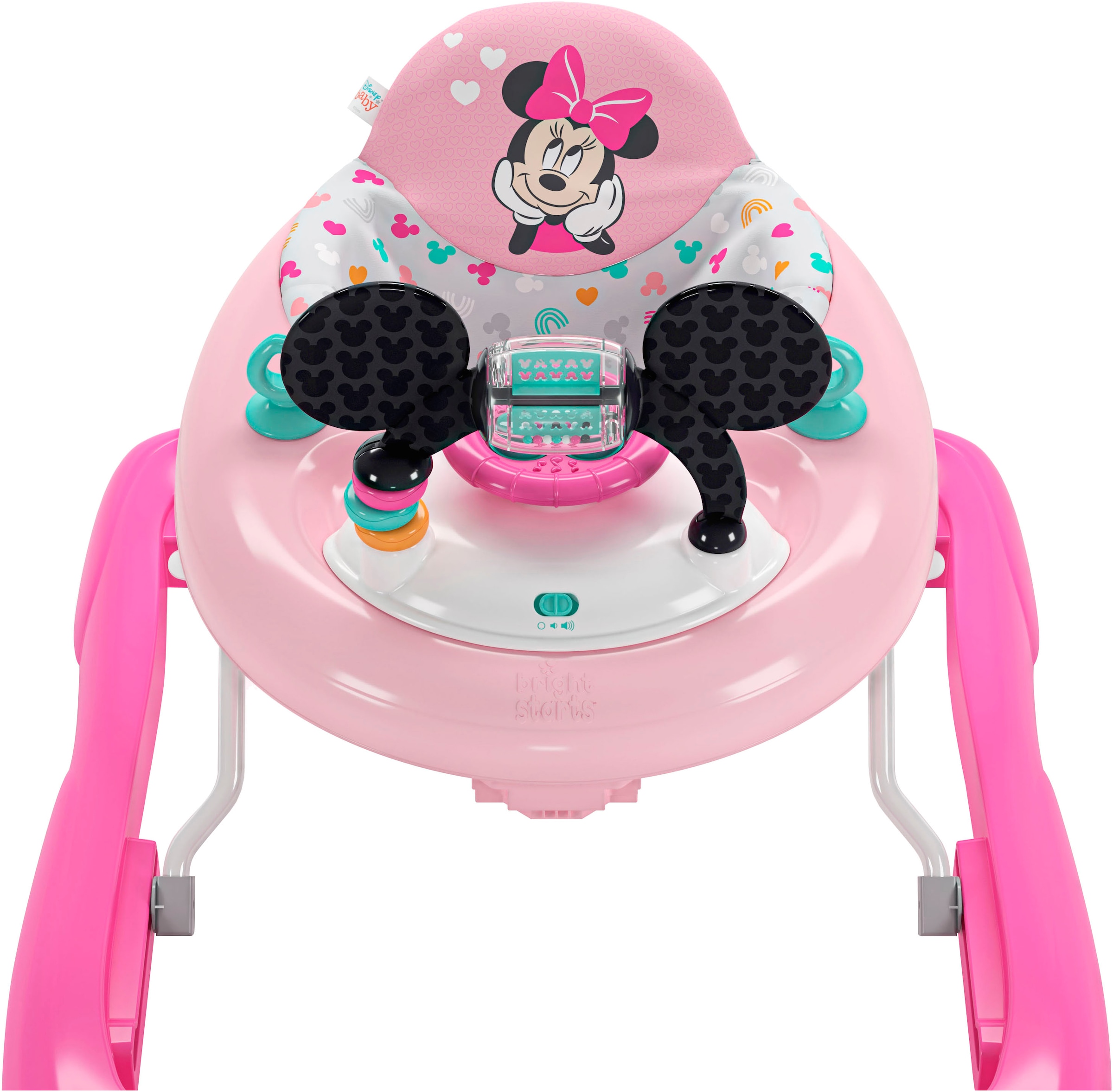 Bright Starts Trotteur »MINNIE MOUSE Tiny Trek™ Walker, Forever Besties™, 2-in-1 Walker« mit Licht und Sound