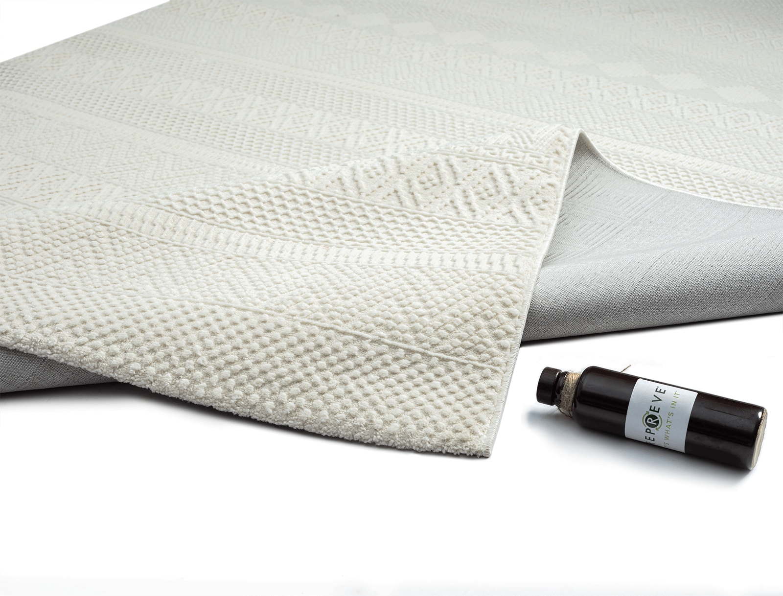 the carpet Teppich »Lima« rechteckig 12 mm Höhe Designer Teppich Flor 1 recyceltem Polyester waschbar