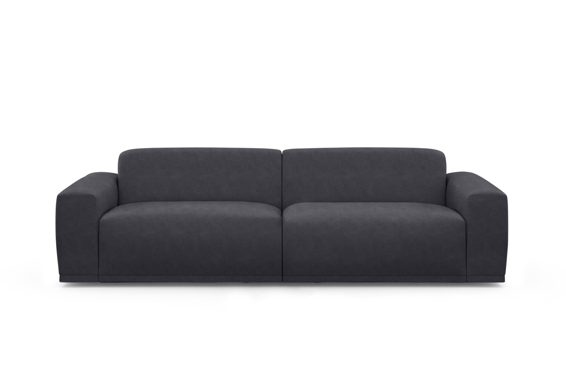 TRENDMANUFAKTUR Big-Sofa »Braga Japandi-Design, mit hochwertigem Kaltschaum, Megasofa, in Cord« modernes Big-Sofa, Couch mit hohem Sitzkomfort, 254/72/107 cm (B/H/T)