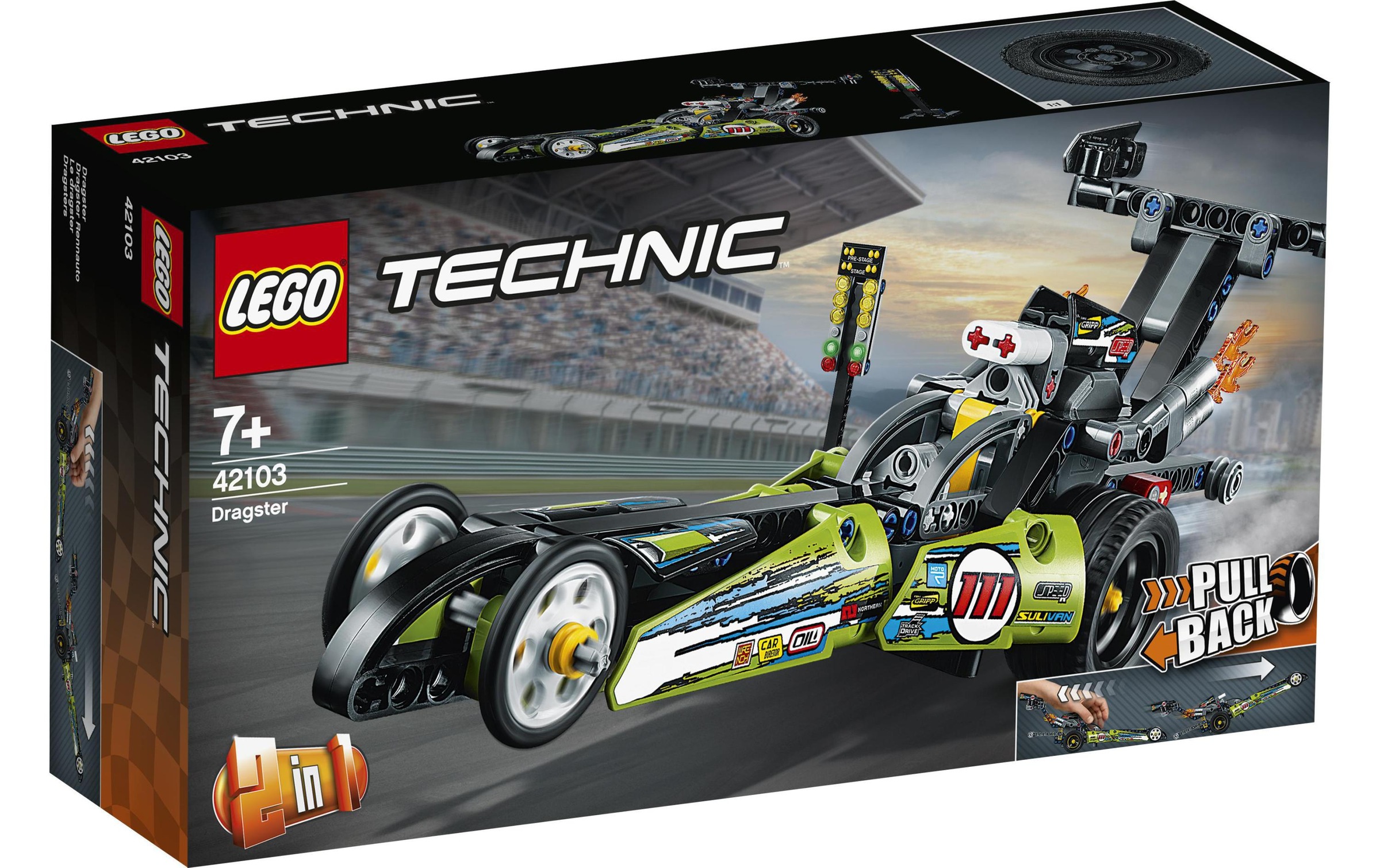 Image of LEGO® Konstruktionsspielsteine »Dragster Rennauto 42« bei Ackermann Versand Schweiz