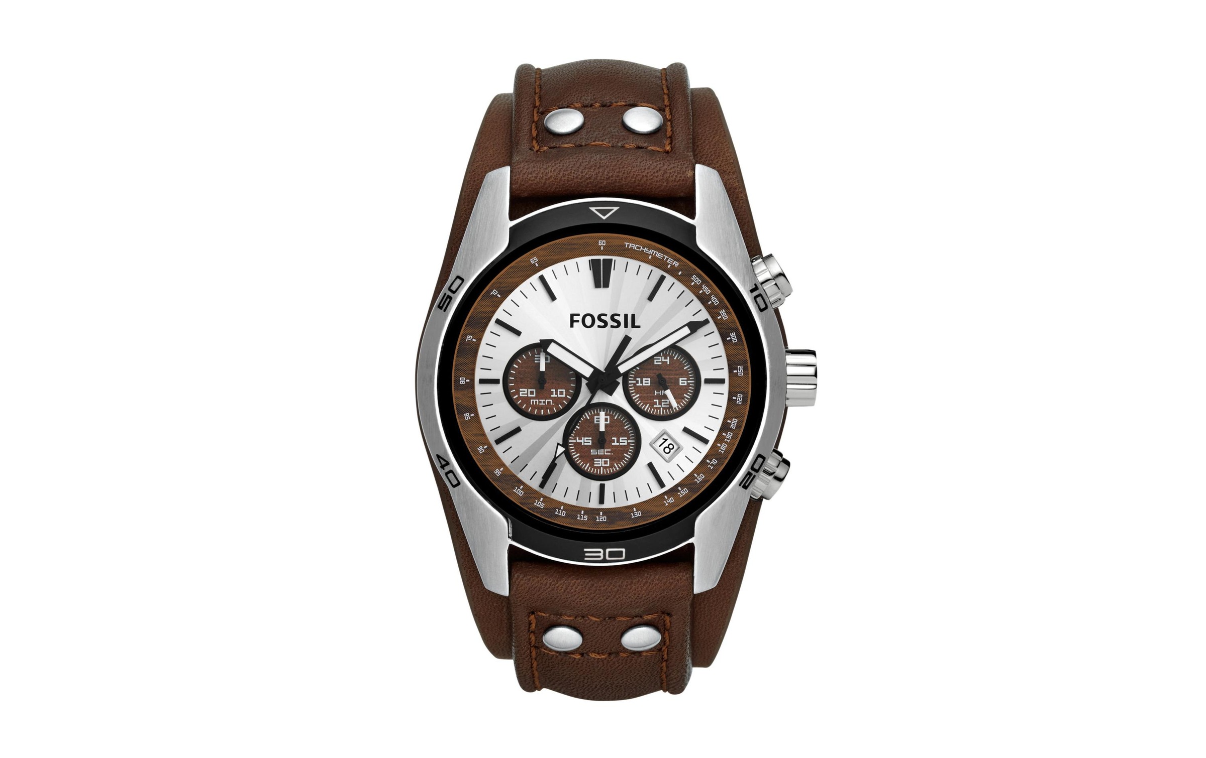 Image of Fossil Chronograph »Armbanduhr Spring Coachman CH2565«, Band ist wechselbar. Die Uhr ist nicht zum Tauchen geeignet bei Ackermann Versand Schweiz