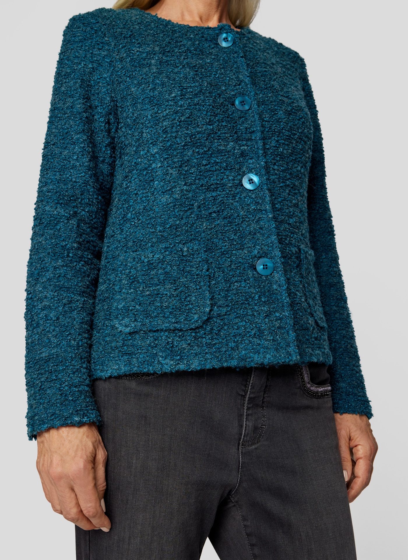 Rabe Veste en tricot mit Taschen