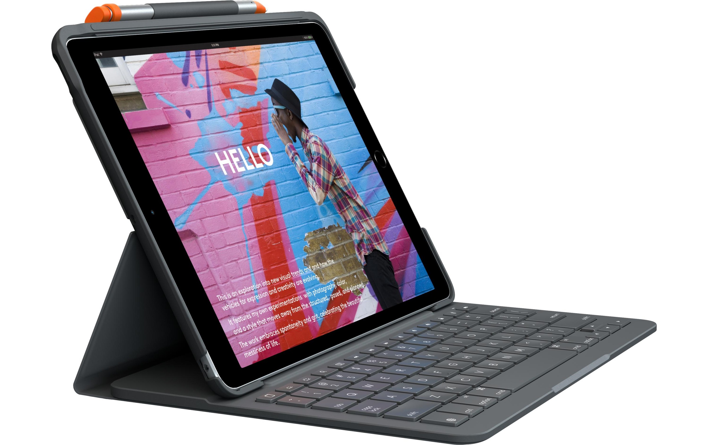 Image of Logitech Tablet-Tastatur "Cover Slim Folio iPad 10,2" (7, Gen,)" (Ziffernblock)