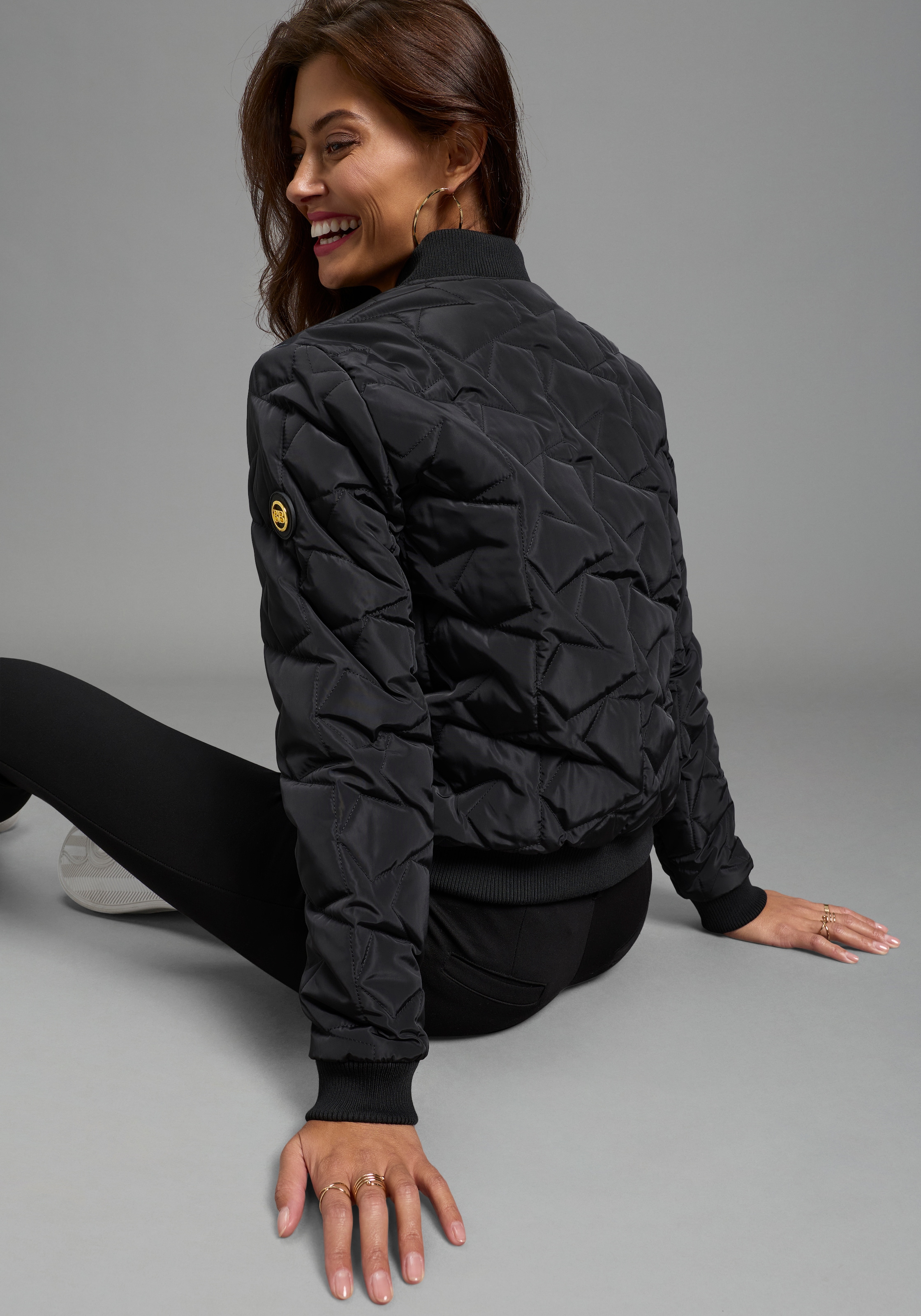 Bruno Banani Blouson mit durchgehendem Reissverschluss, mit Reissverschlusstaschen