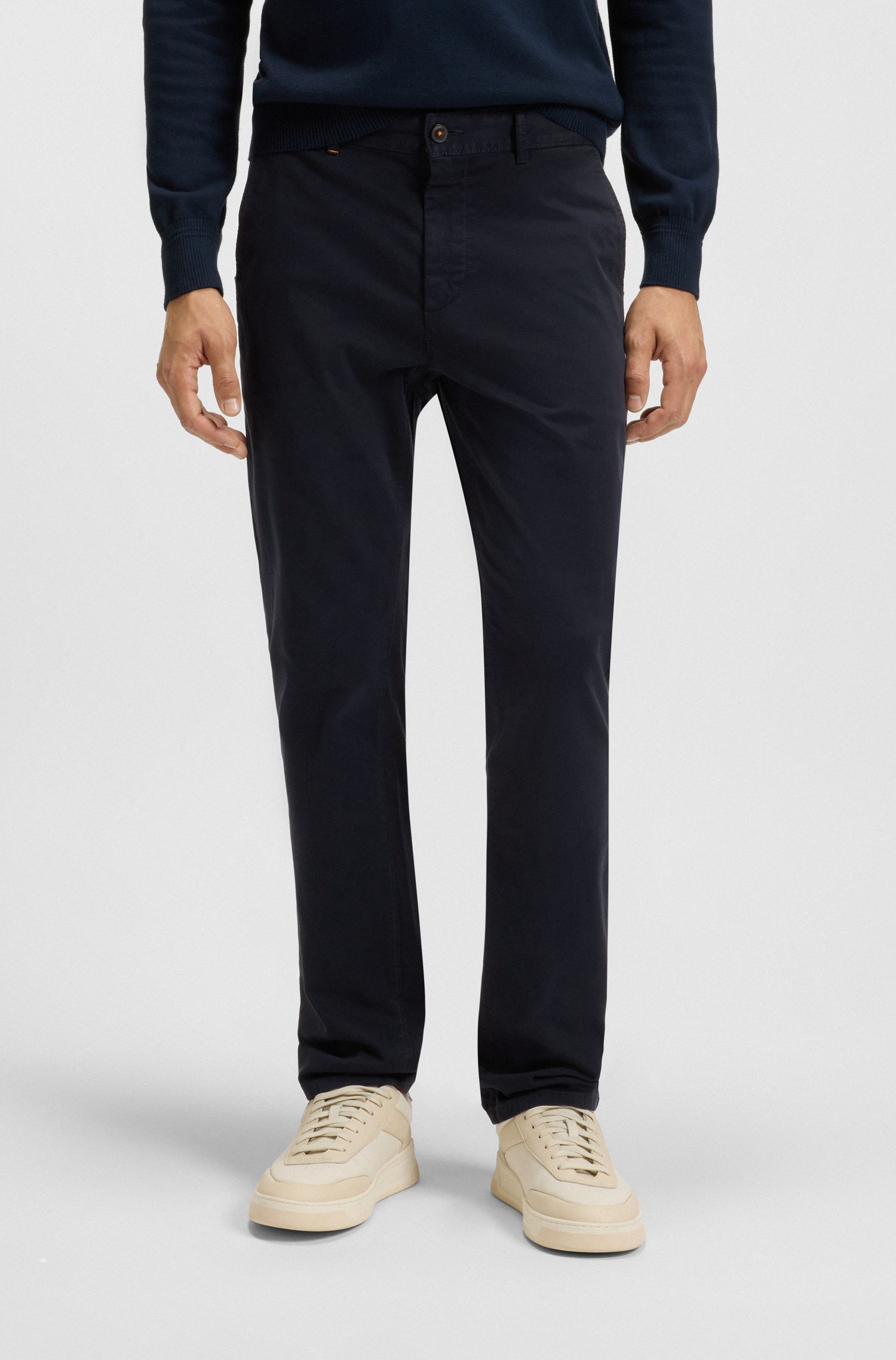 Image of BOSS ORANGE Chinohose "slim" mit Gesässtaschen