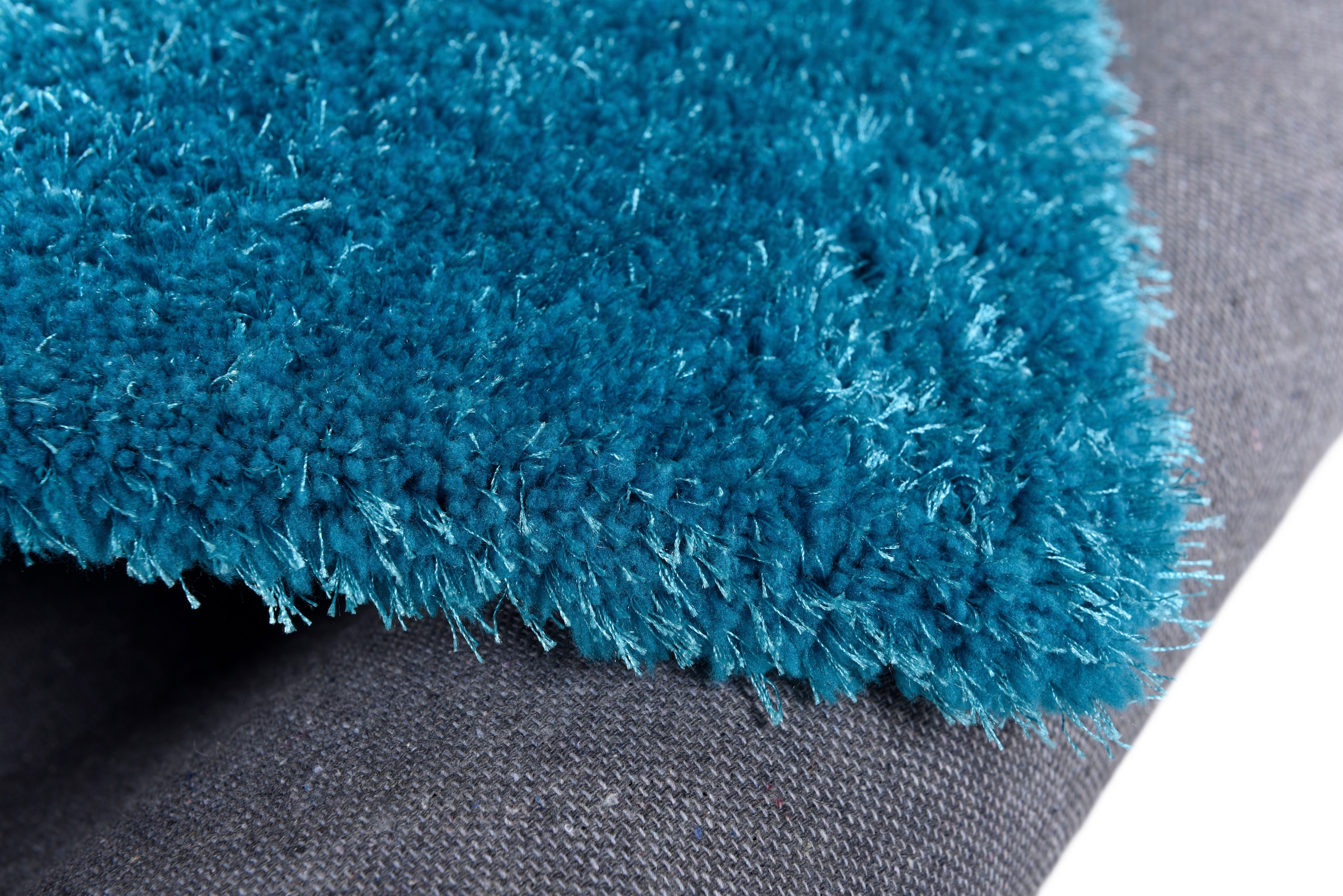 TOM TAILOR HOME Hochflor-Teppich »Soft«, rechteckig, 35 mm Höhe, handgetuftet, Uni-Farben, super weich und flauschig