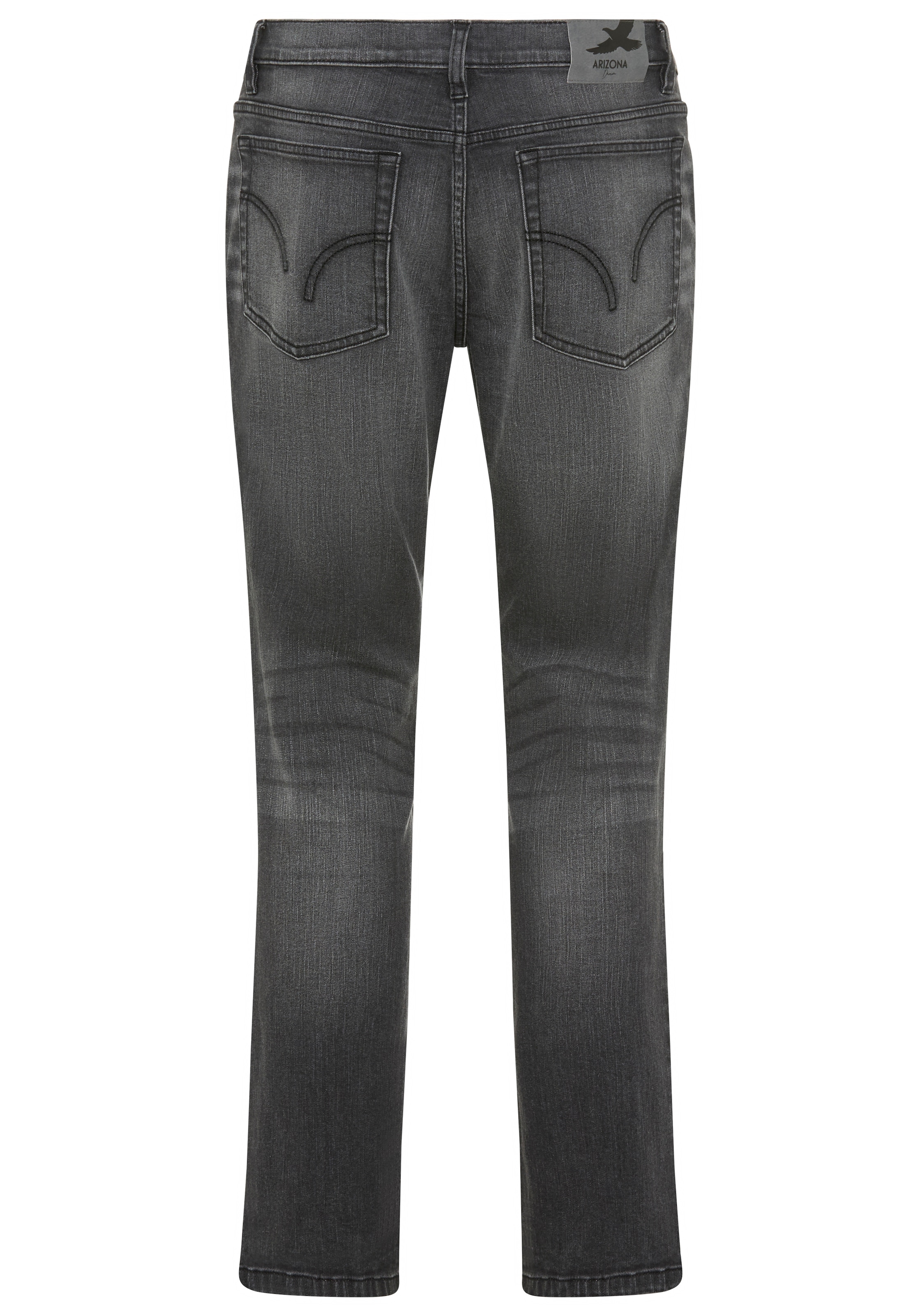 Arizona Jeans stretch gerade geschnittenes Bein, niedrige Leibhöhe