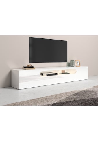 Lowboard »Real,Lowboard,TV-Kommode,TV-Möbel,B.150 cm komplett hochglanz lackiert«, mit...