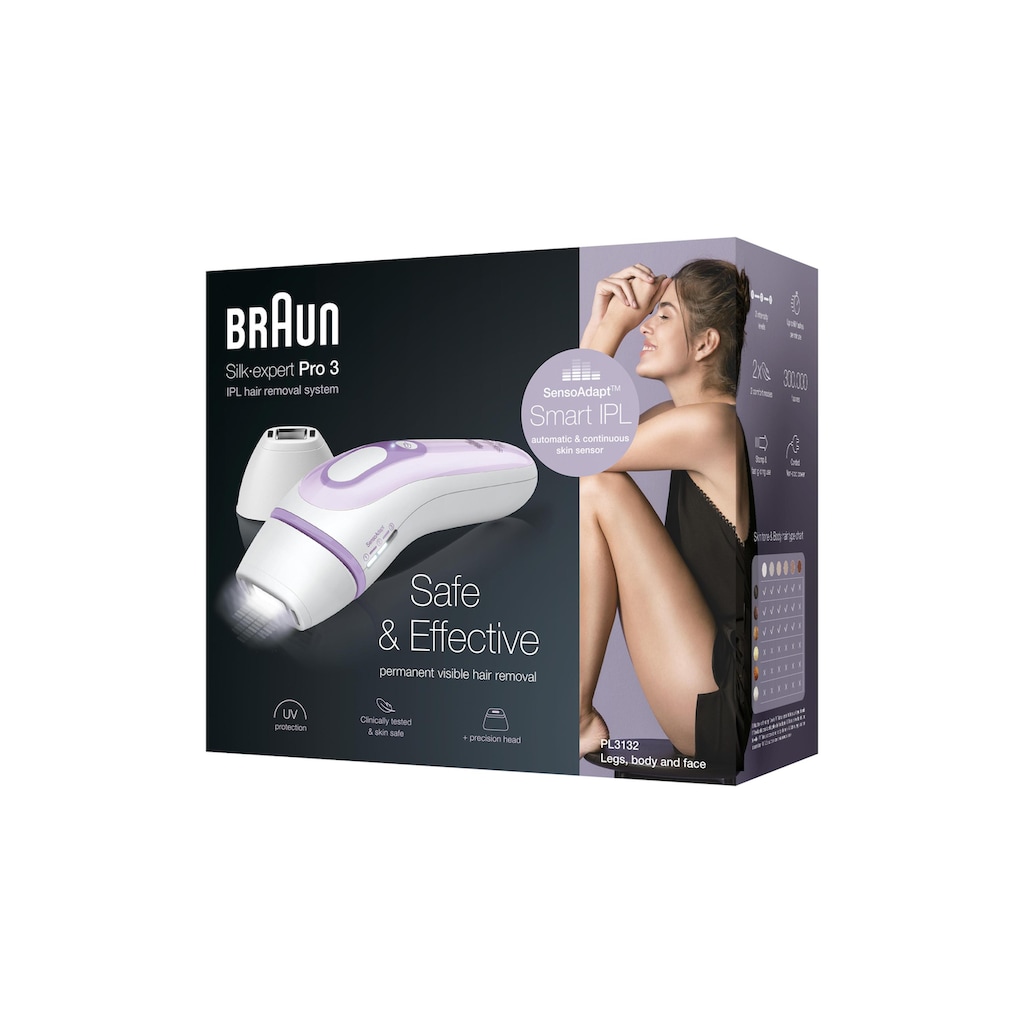 Braun IPL-Haarentferner »Silk-expert Pro 3 PL3132«, 300.000 Lichtimpulse