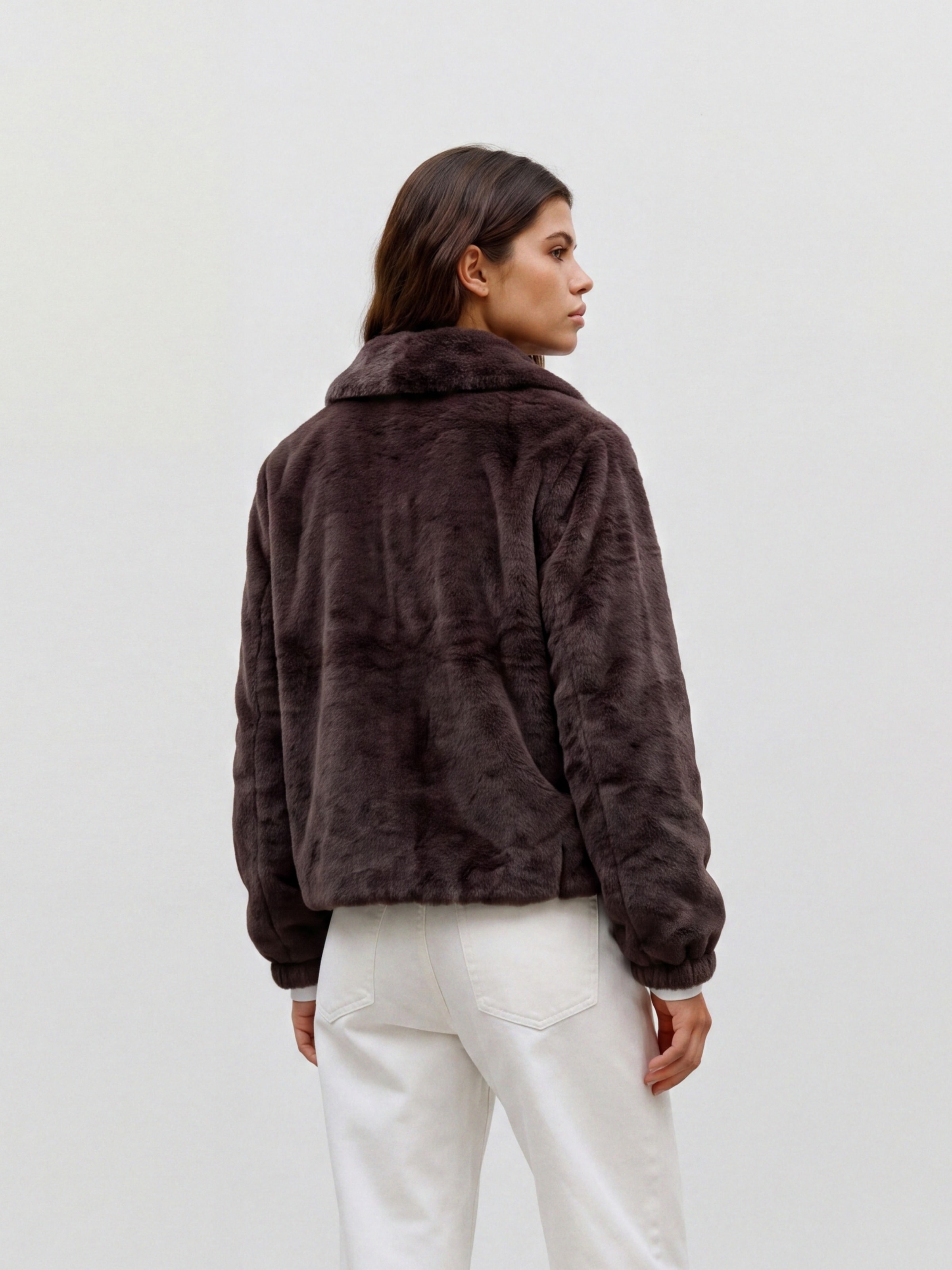 Vero Moda Fellimitatjacke »VMSOLAIMA SHORT JACKET NOOS« Kunstfaser, Fellimitat