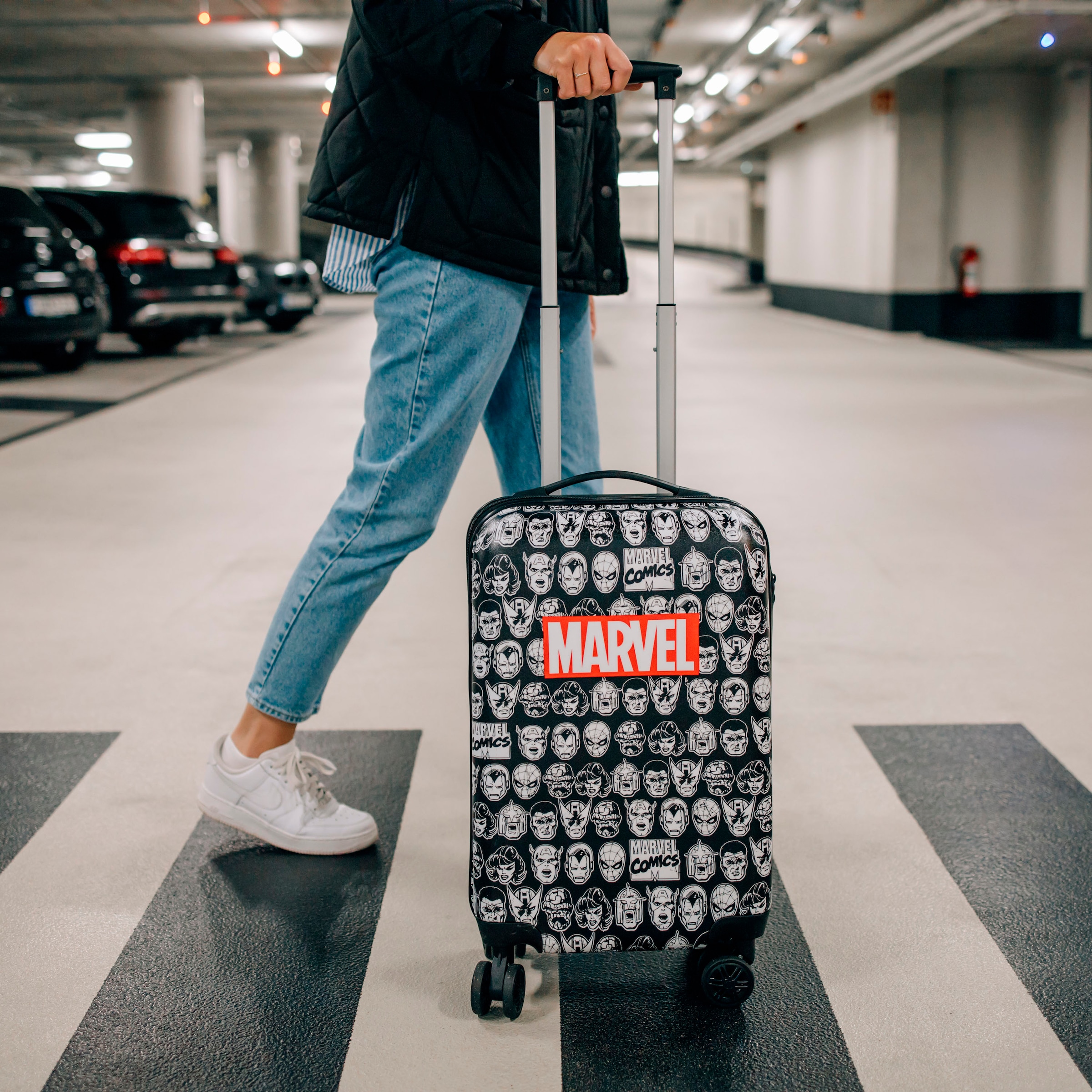 UNDERCOVER Valise pour enfants »Marvel, 59 cm« 35 litre 4 Rollen mit TSA-Zahlenschloss