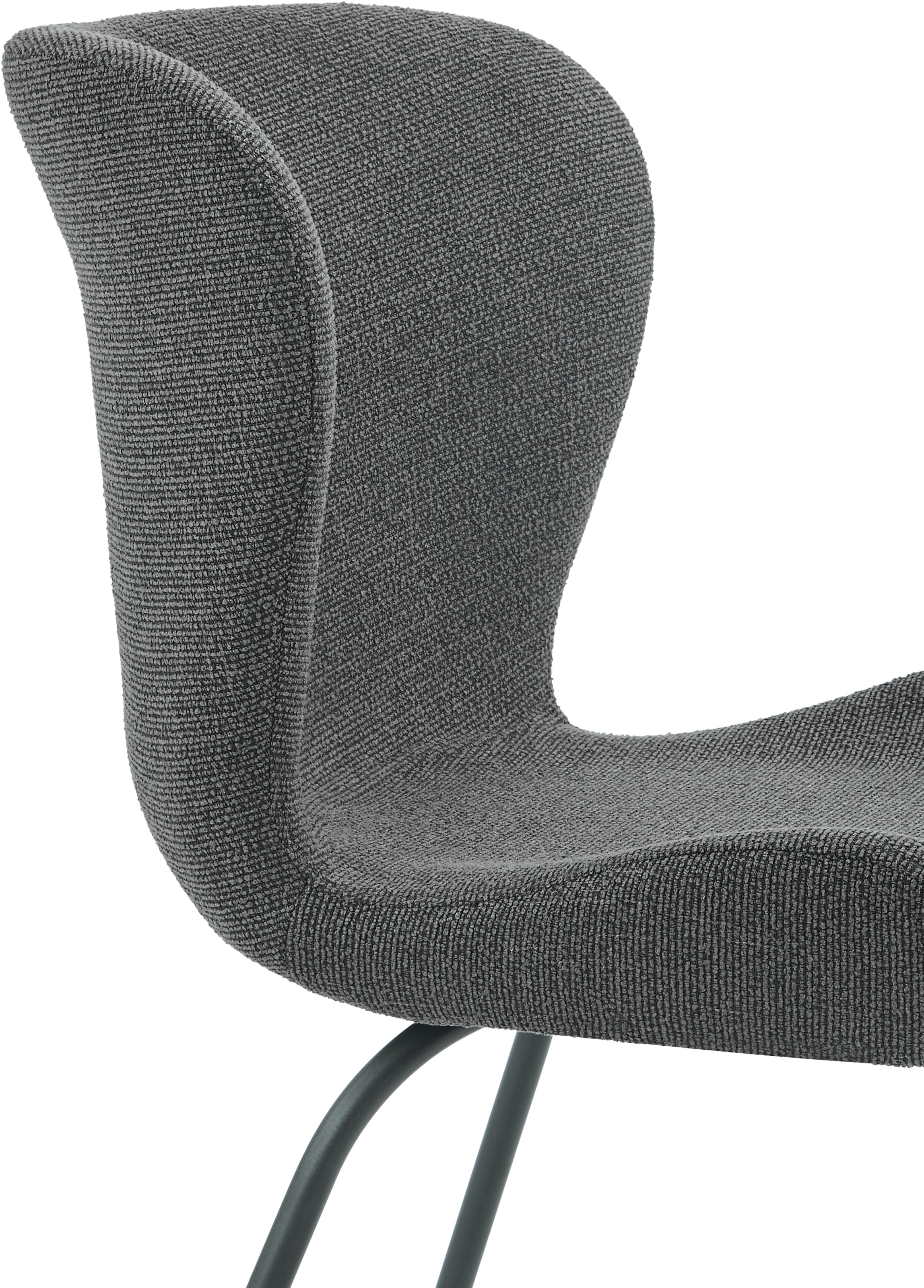 HELA Chaise à 4 pieds »LAGOS« (Set) 1 cuis4-Fussstuhl XL, Gestell angepasst, Webstoff, 140kg belastbar