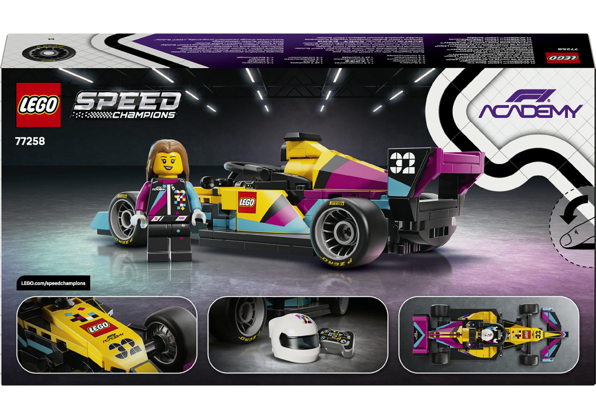 LEGO® Pions de construction »F1 ACADEMY LEGO Rennwagen (77258), LEGO Speed Champions«