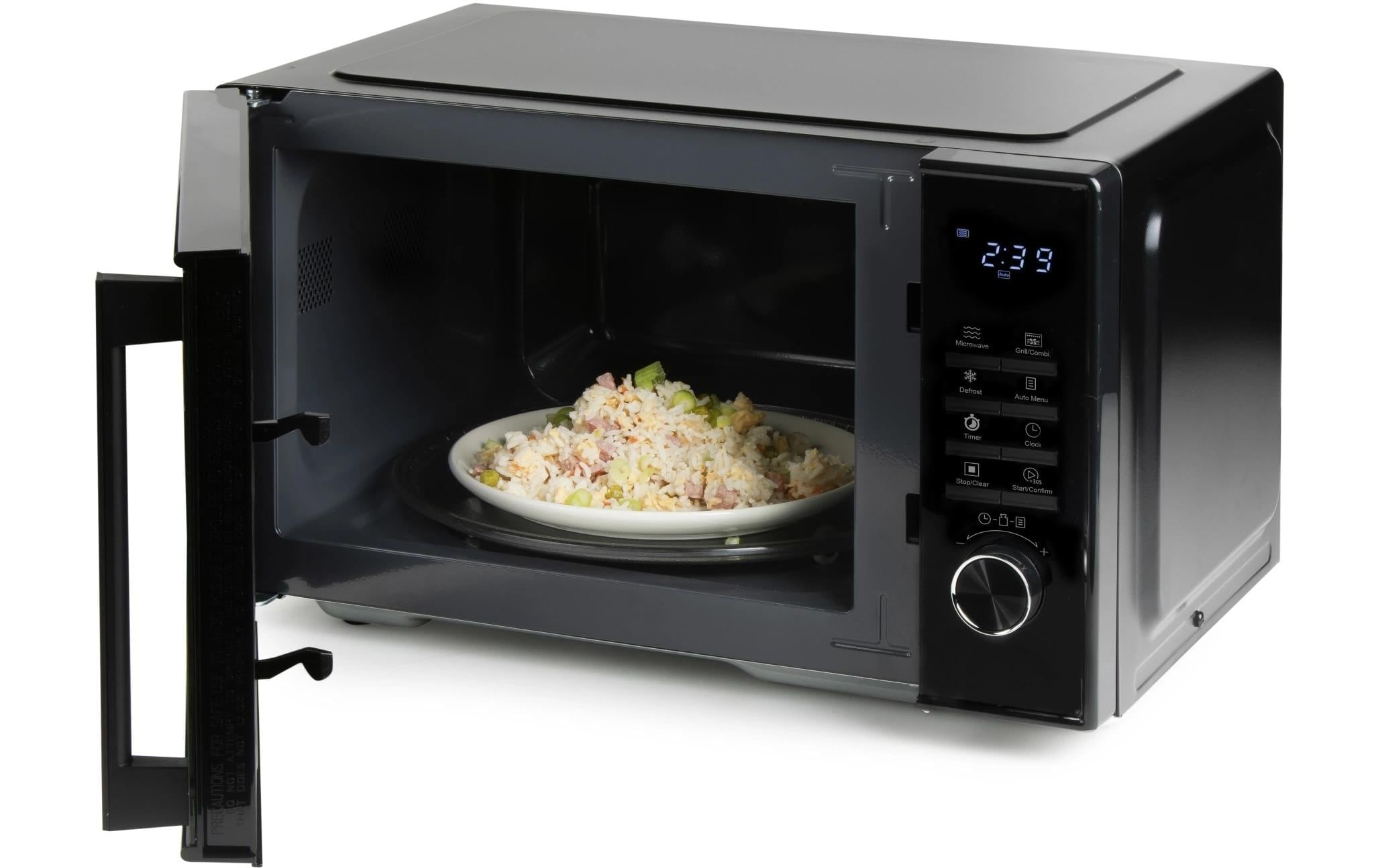 Domo Mikrowelle »mit Grill DO22501G Schwarz«, 1000 W