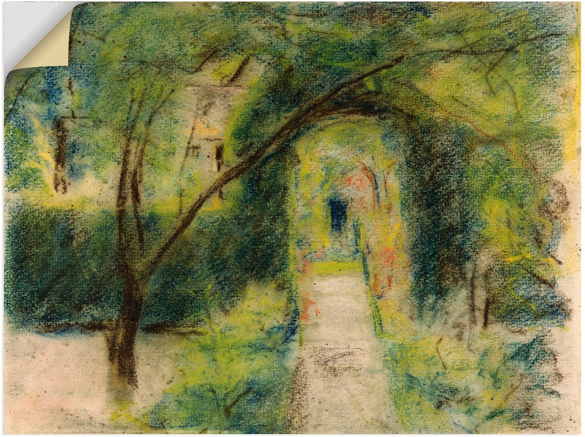 Image of Artland Wandbild »Garten am Wannsee.«, Gartenbilder, (1 St.), in vielen Grössen & Produktarten - Alubild / Outdoorbild für den Aussenbereich, Leinwandbild, Poster, Wandaufkleber / Wandtattoo auch für Badezimmer geeignet bei Ackermann Versand Schweiz