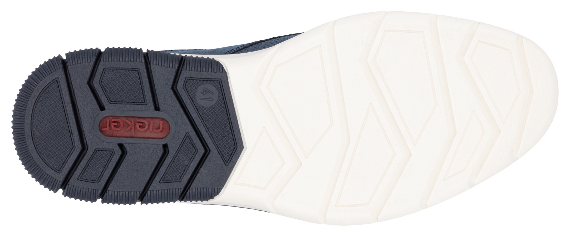 Rieker Baskets slip-on  Schlupfschuh, Halbschuh, Freizeitschuh mit Prägung